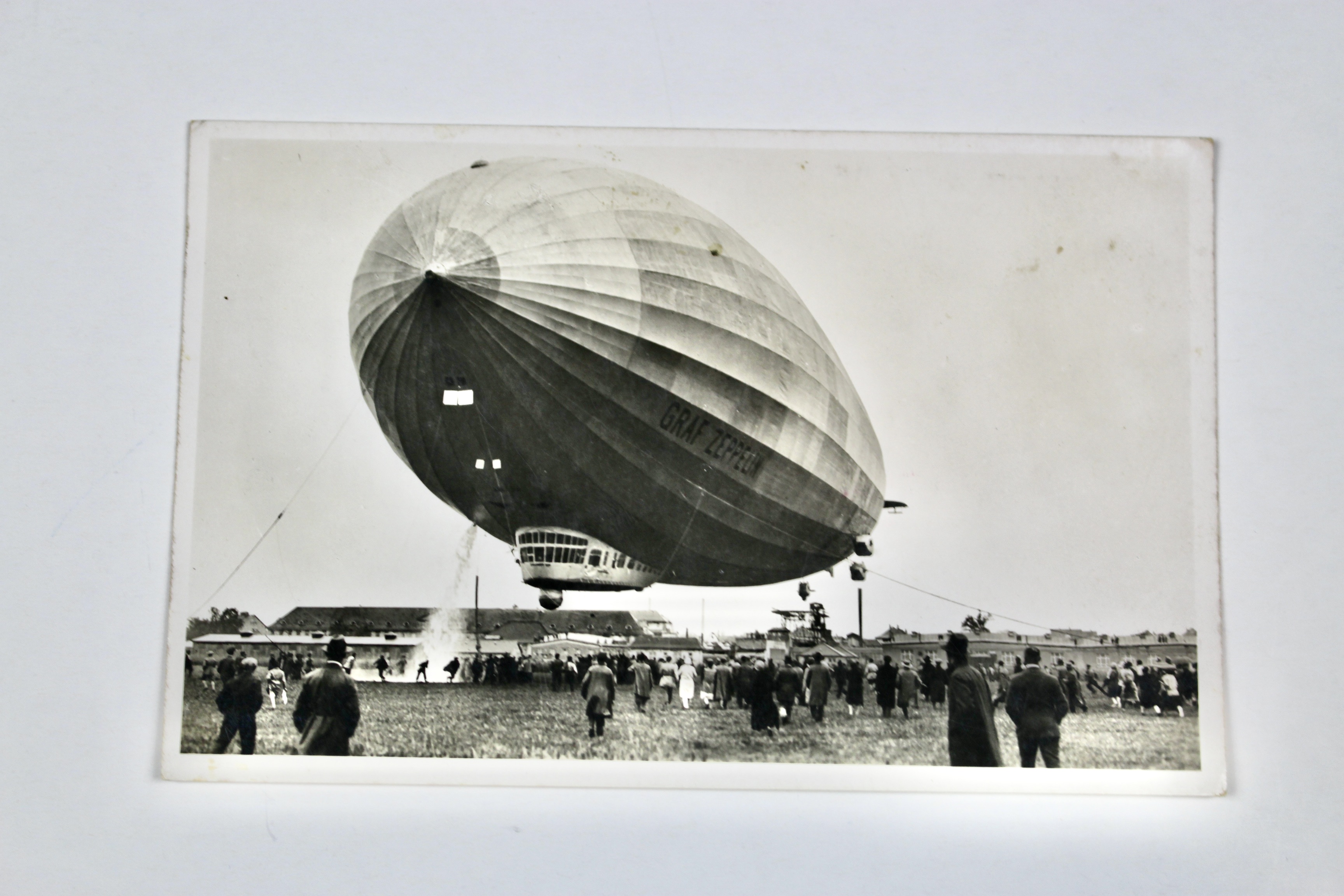 1938 Graf Zeppelin Real Photo Postcard