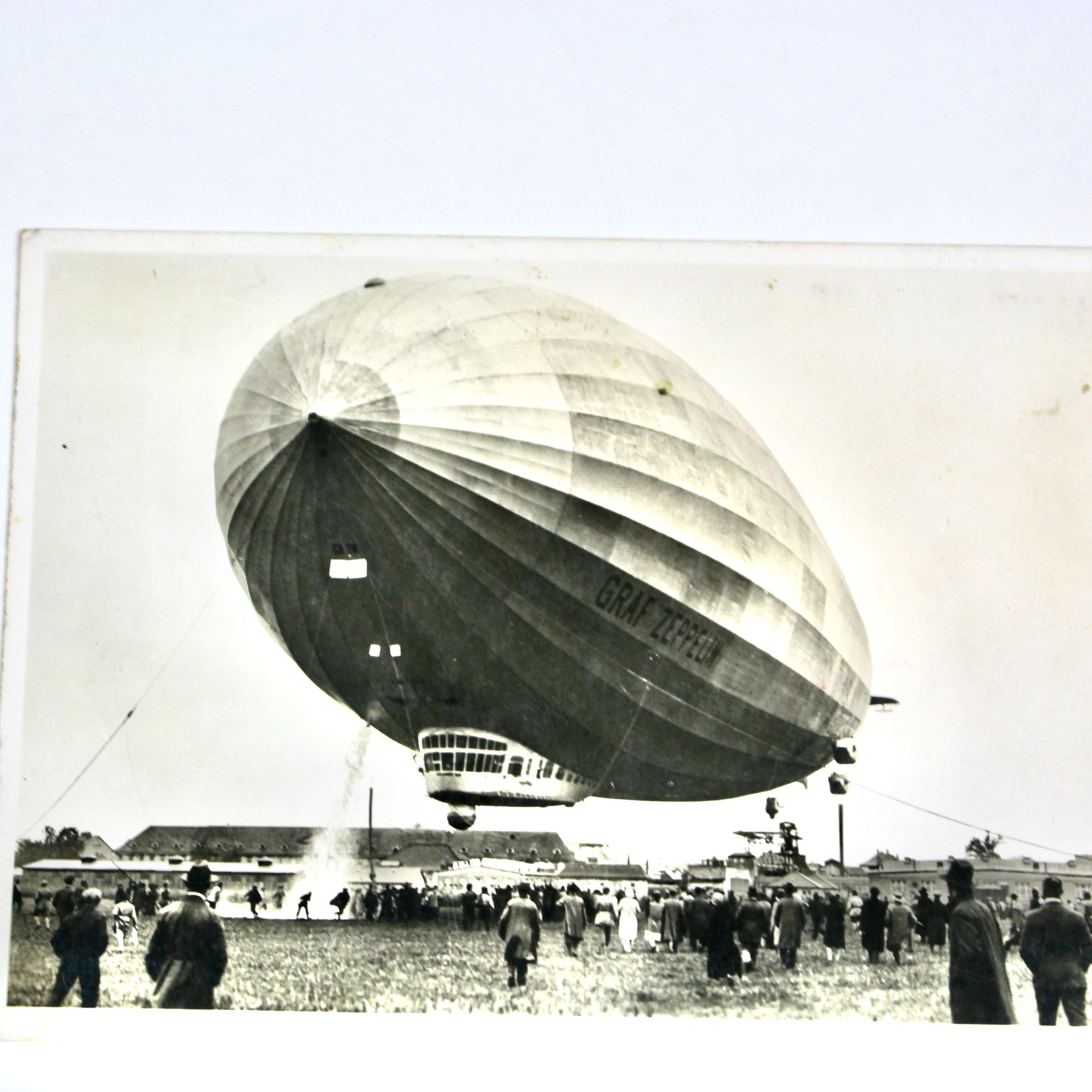 1938 Graf Zeppelin Real Photo Postcard