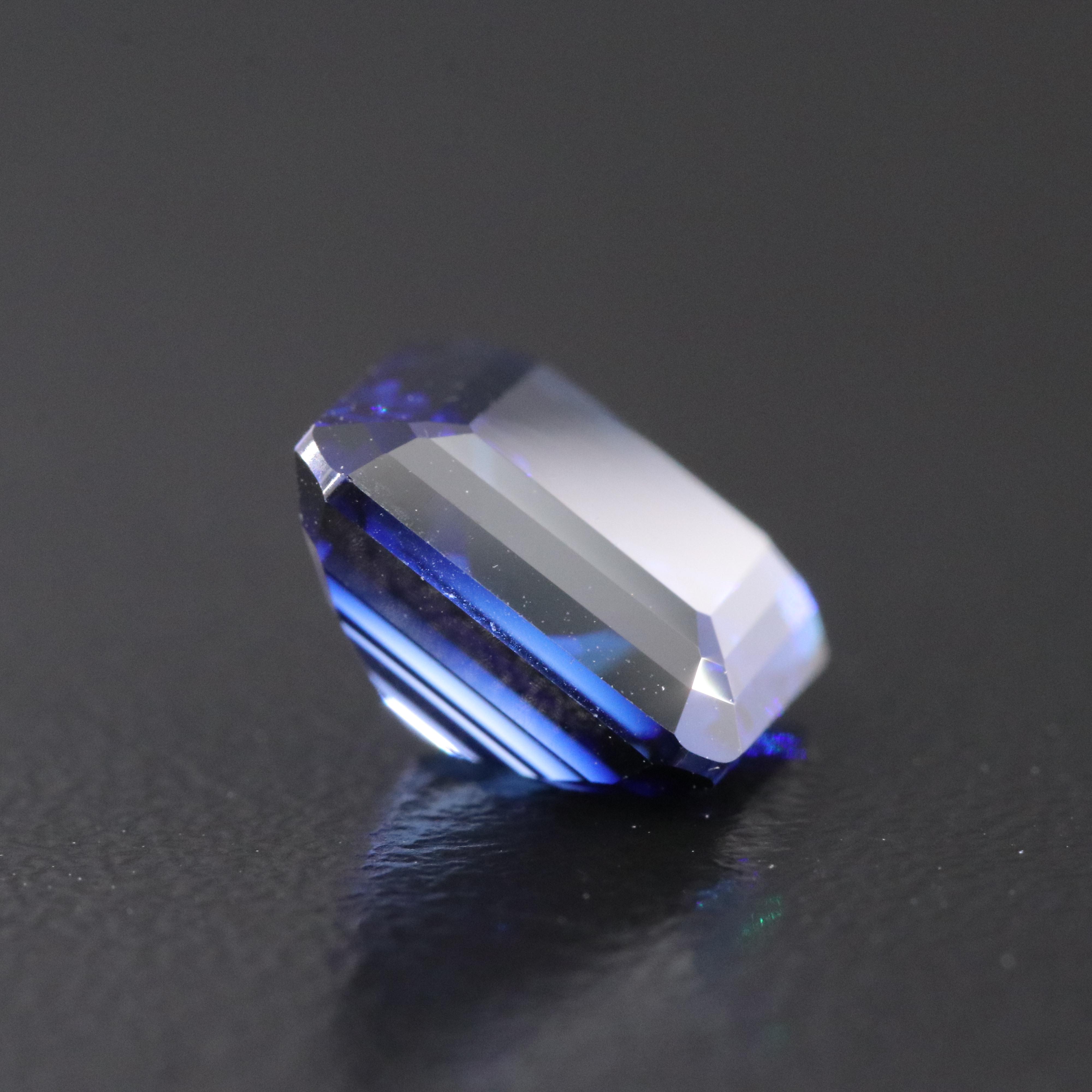 Loose 4.84 CT Lab Grown Sapphire