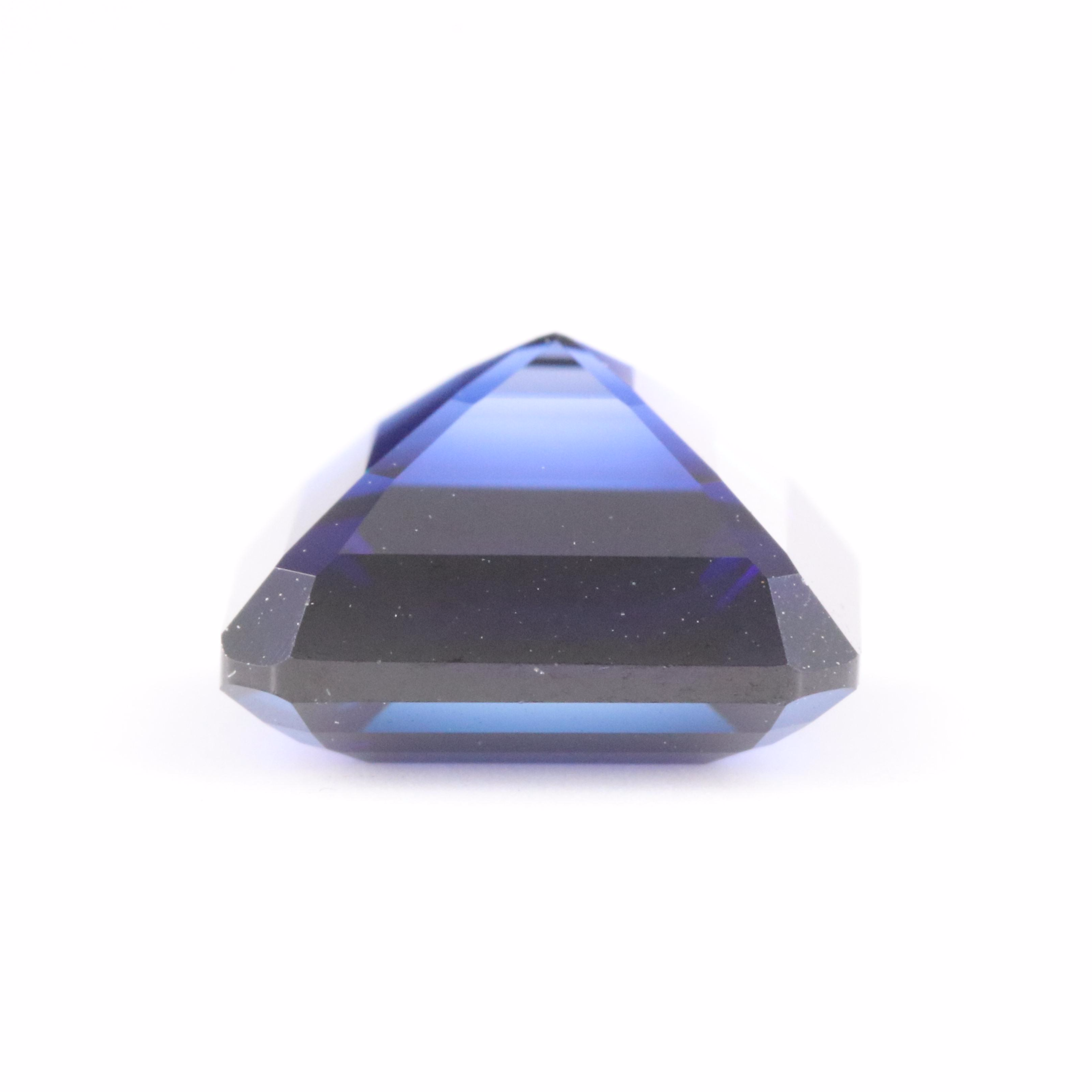 Loose 4.84 CT Lab Grown Sapphire
