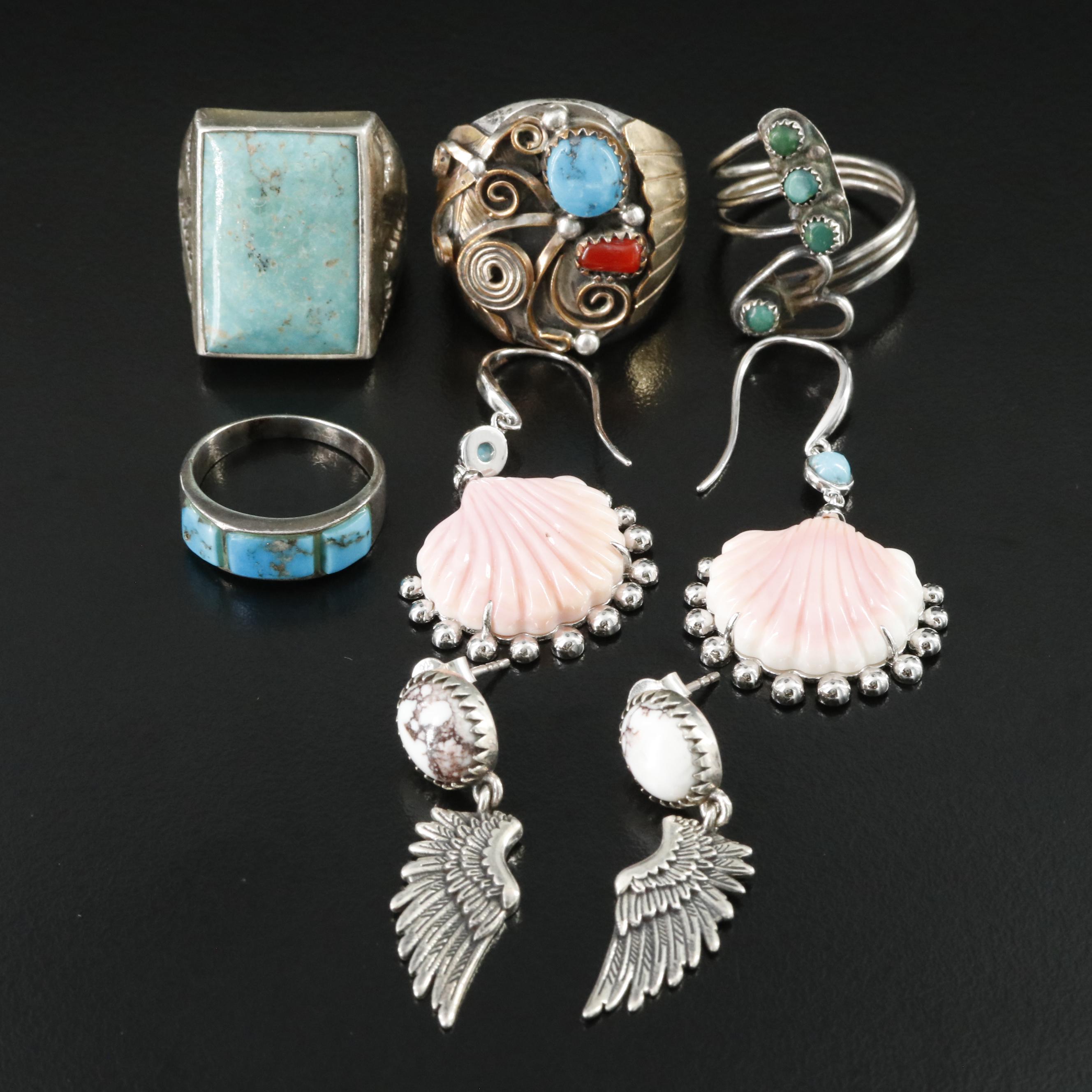 Turquoise, Coral and Sterling Featured in Jewelry Collection