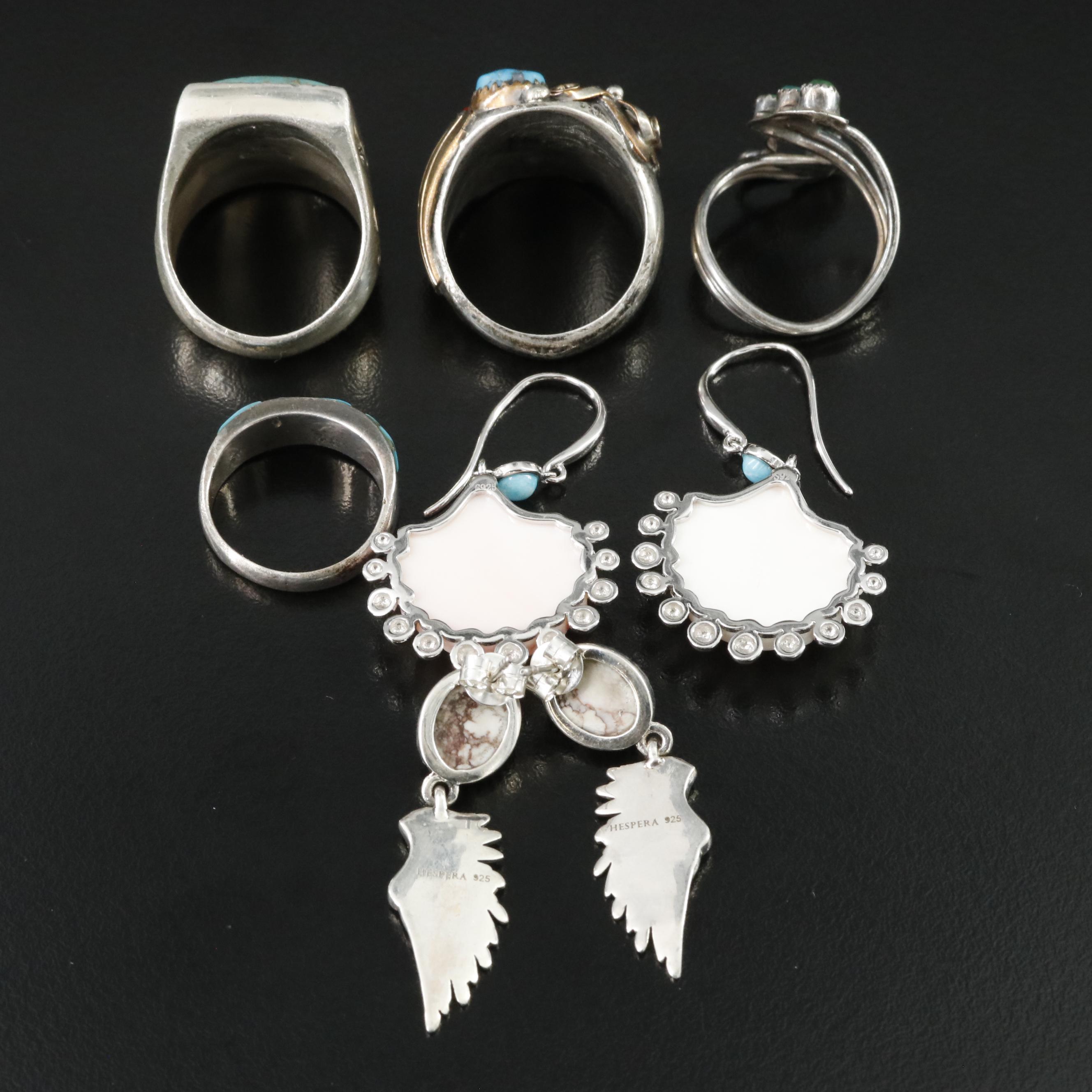 Turquoise, Coral and Sterling Featured in Jewelry Collection