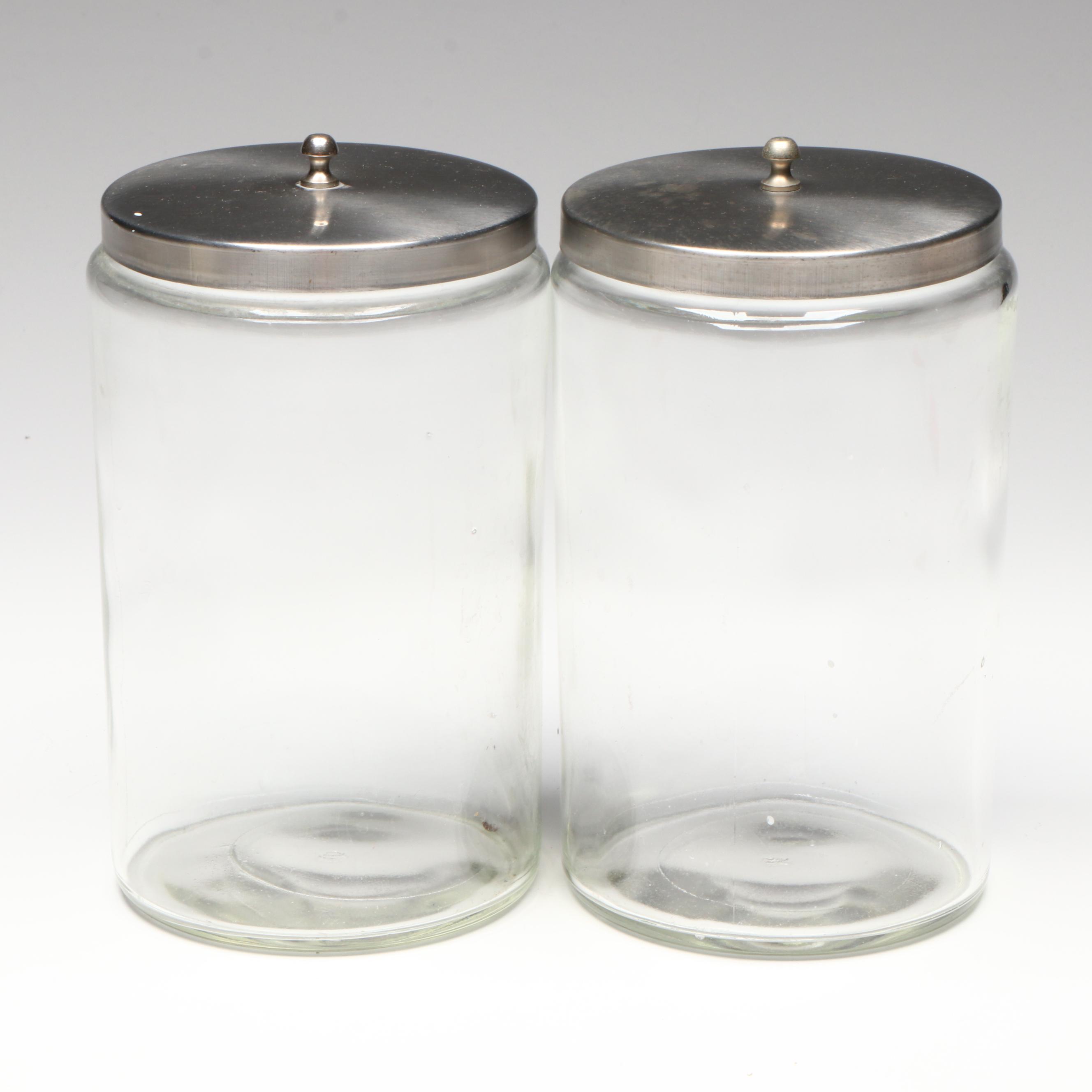 Carstens Glass Medical Equipment Jars