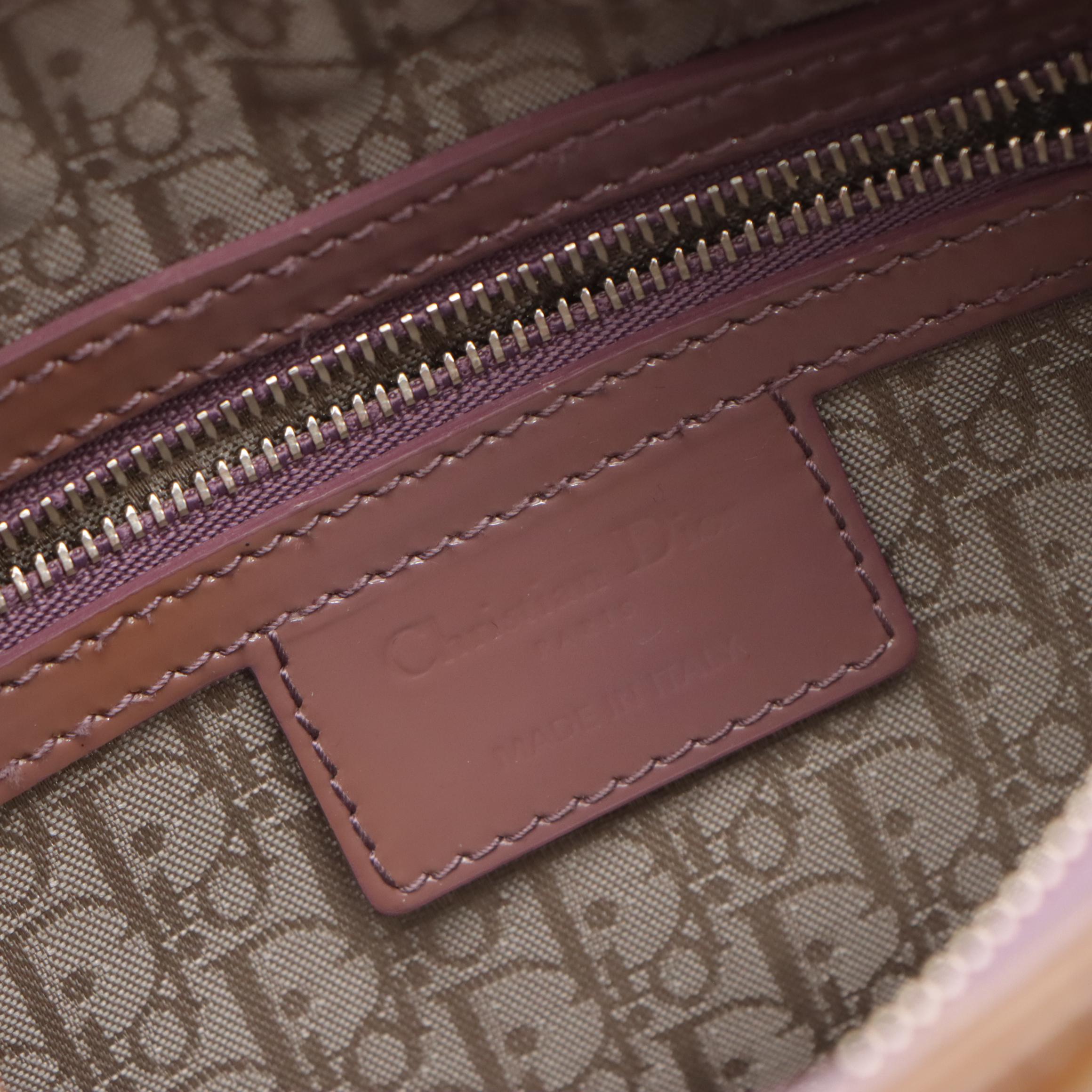 Christian Dior Lady Dior Two-Way Bag in Cannage Patent Leather