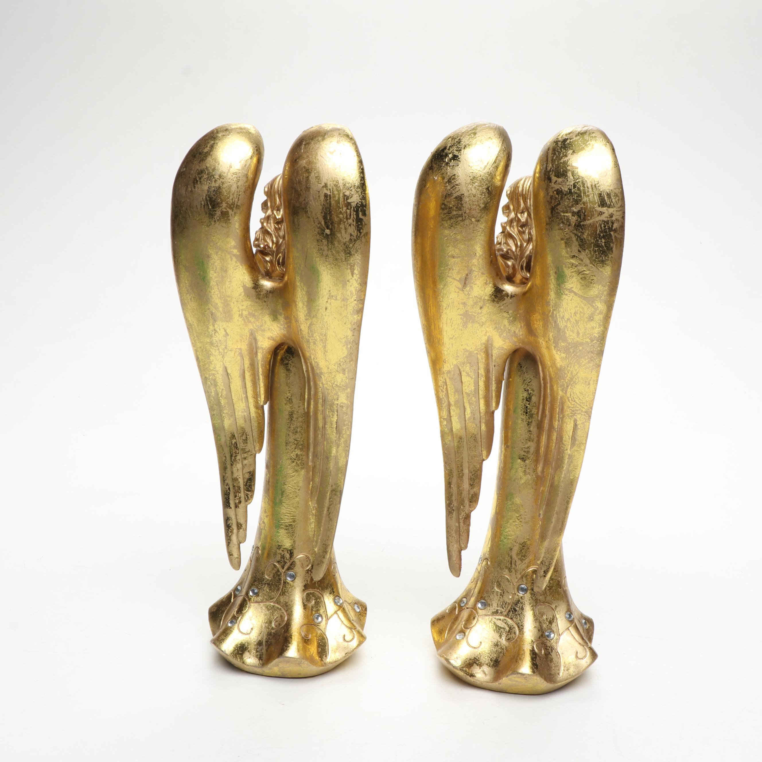 Wooden Santa with Other Figurines, Apron, Tapestry and Music Box