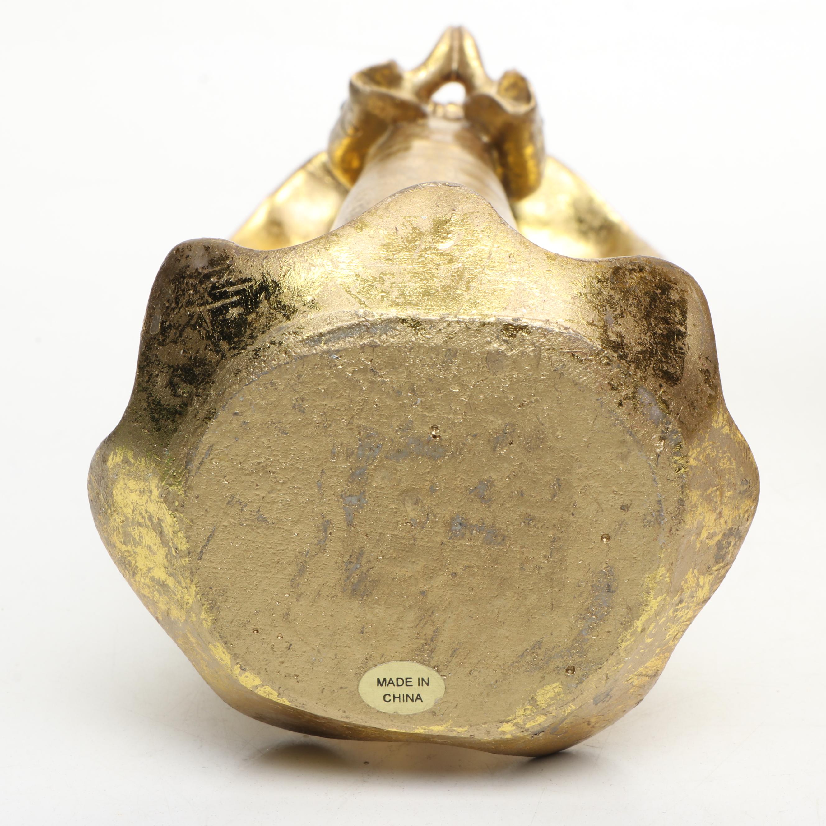 Wooden Santa with Other Figurines, Apron, Tapestry and Music Box