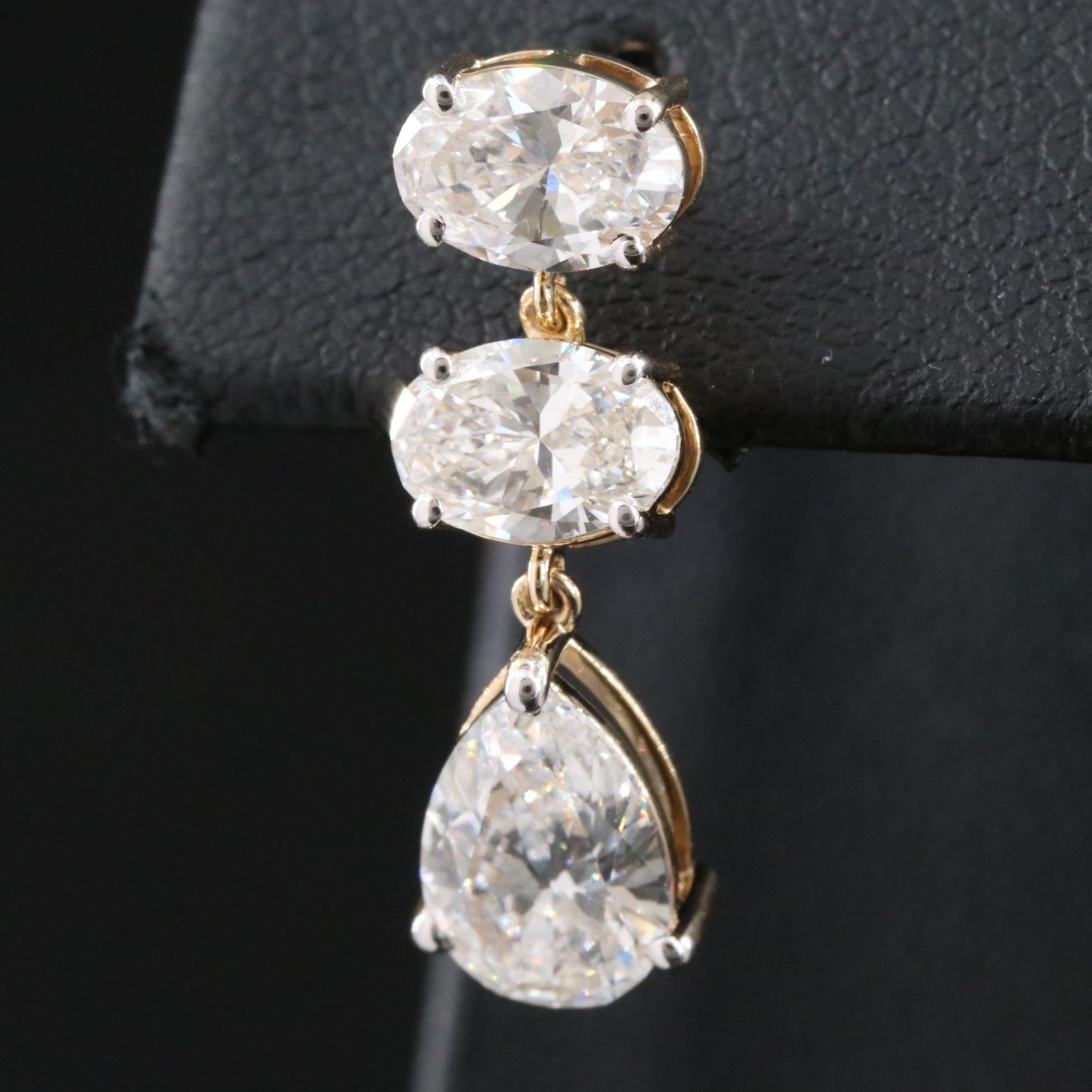 14K 4.57 CTW Lab Grown Diamond Earrings