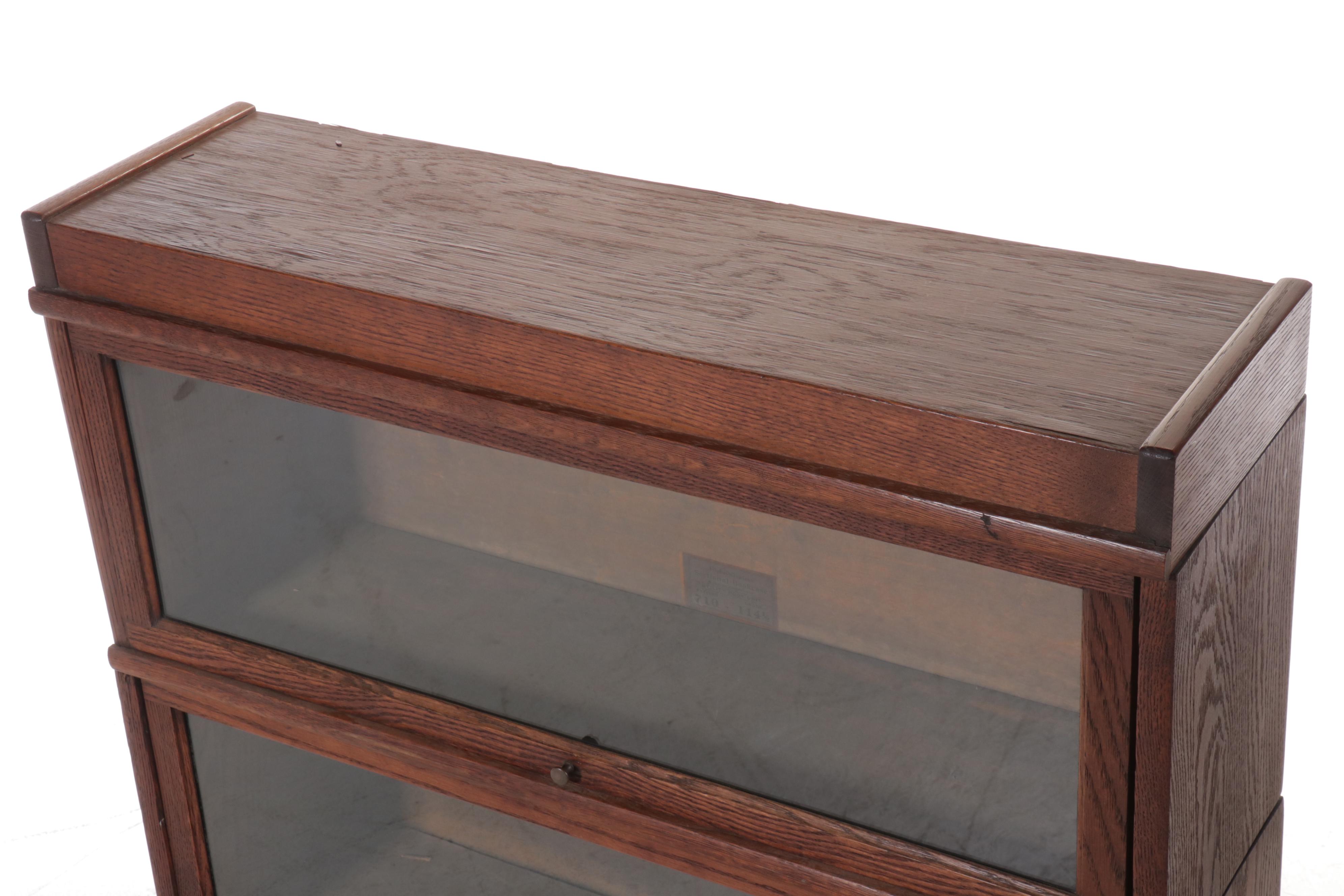 Globe-Wernicke Quartersawn Oak Barrister's Bookcase