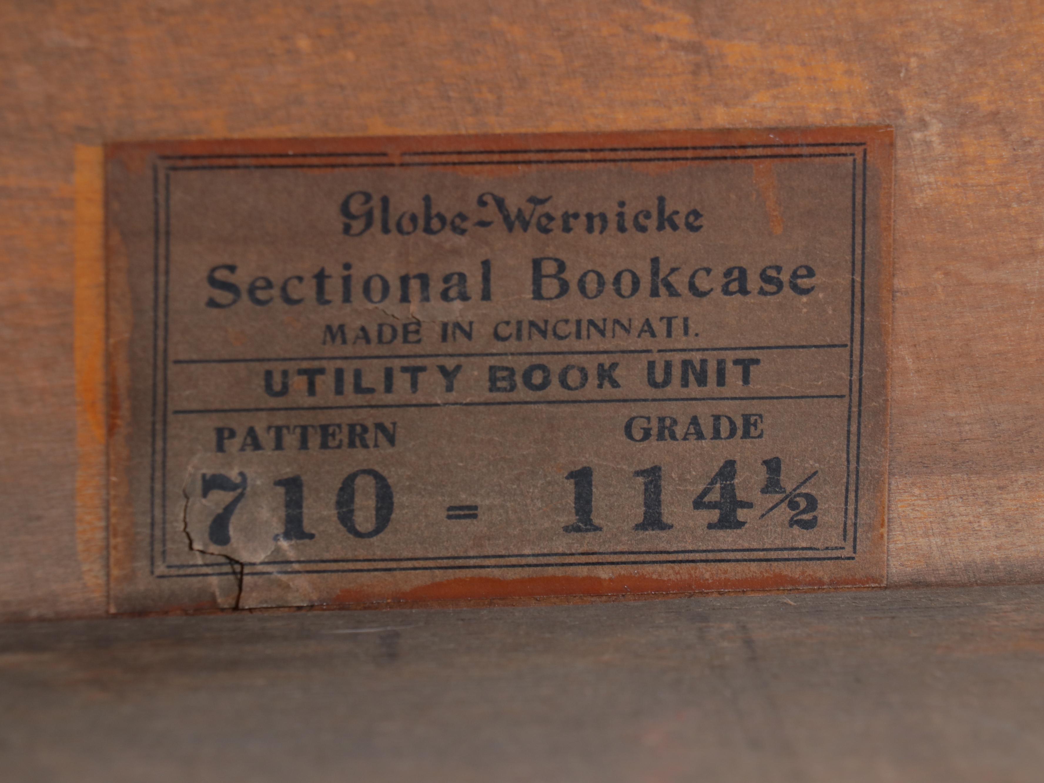 Globe-Wernicke Quartersawn Oak Barrister's Bookcase