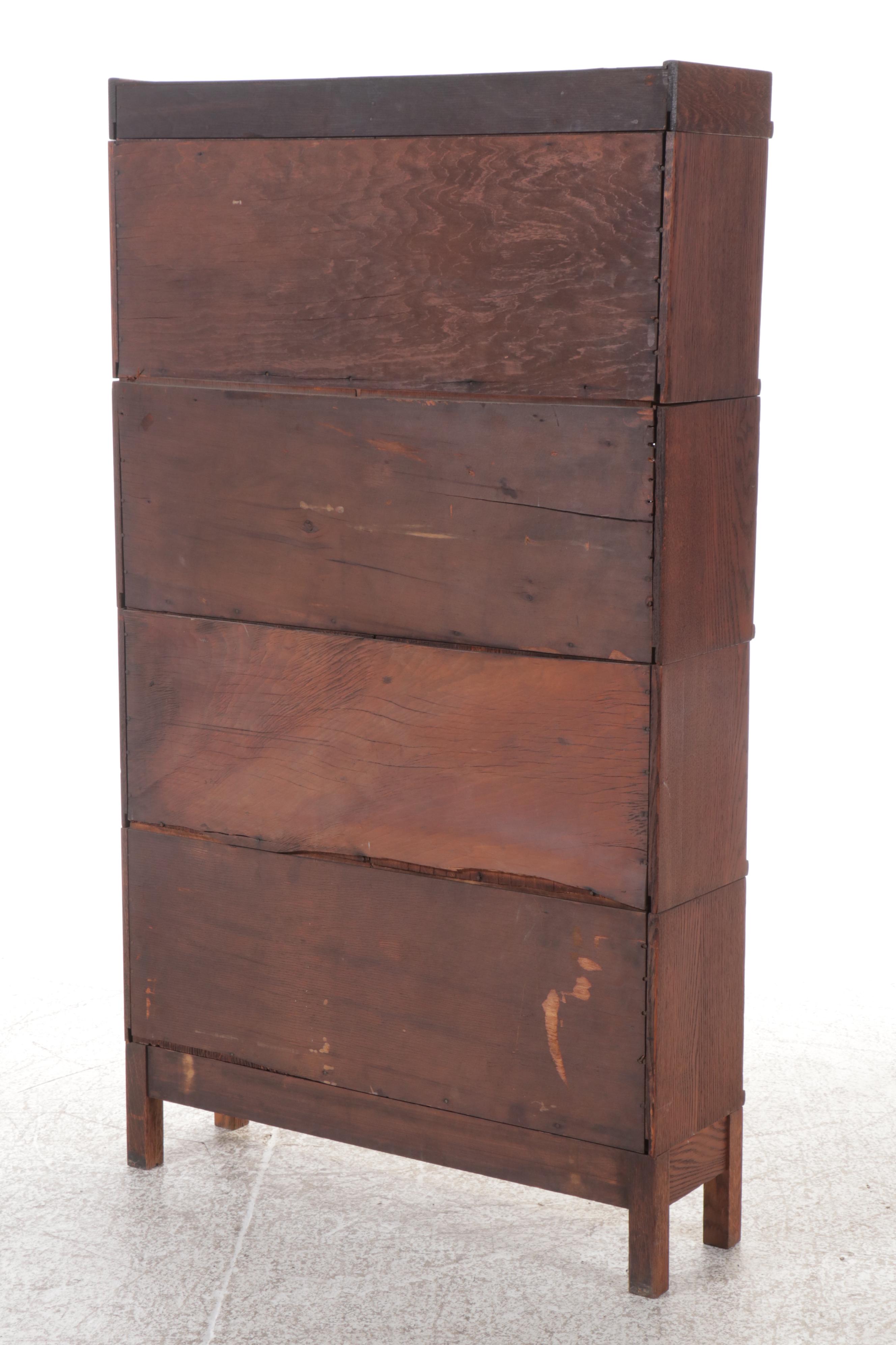 Globe-Wernicke Quartersawn Oak Barrister's Bookcase