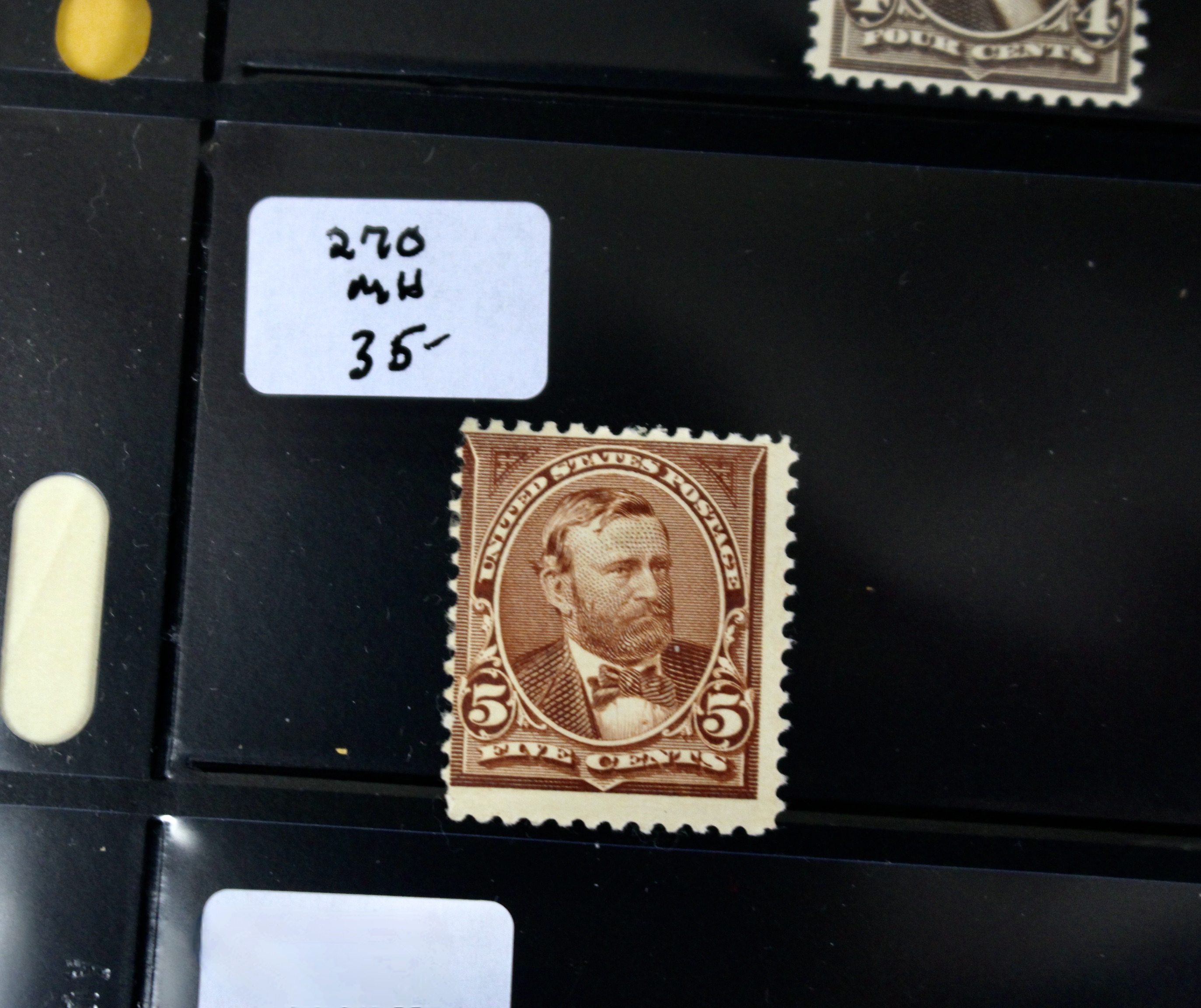 Eighteen Different Mint Condition U.S. Postage Stamps, Scott 264 to 339