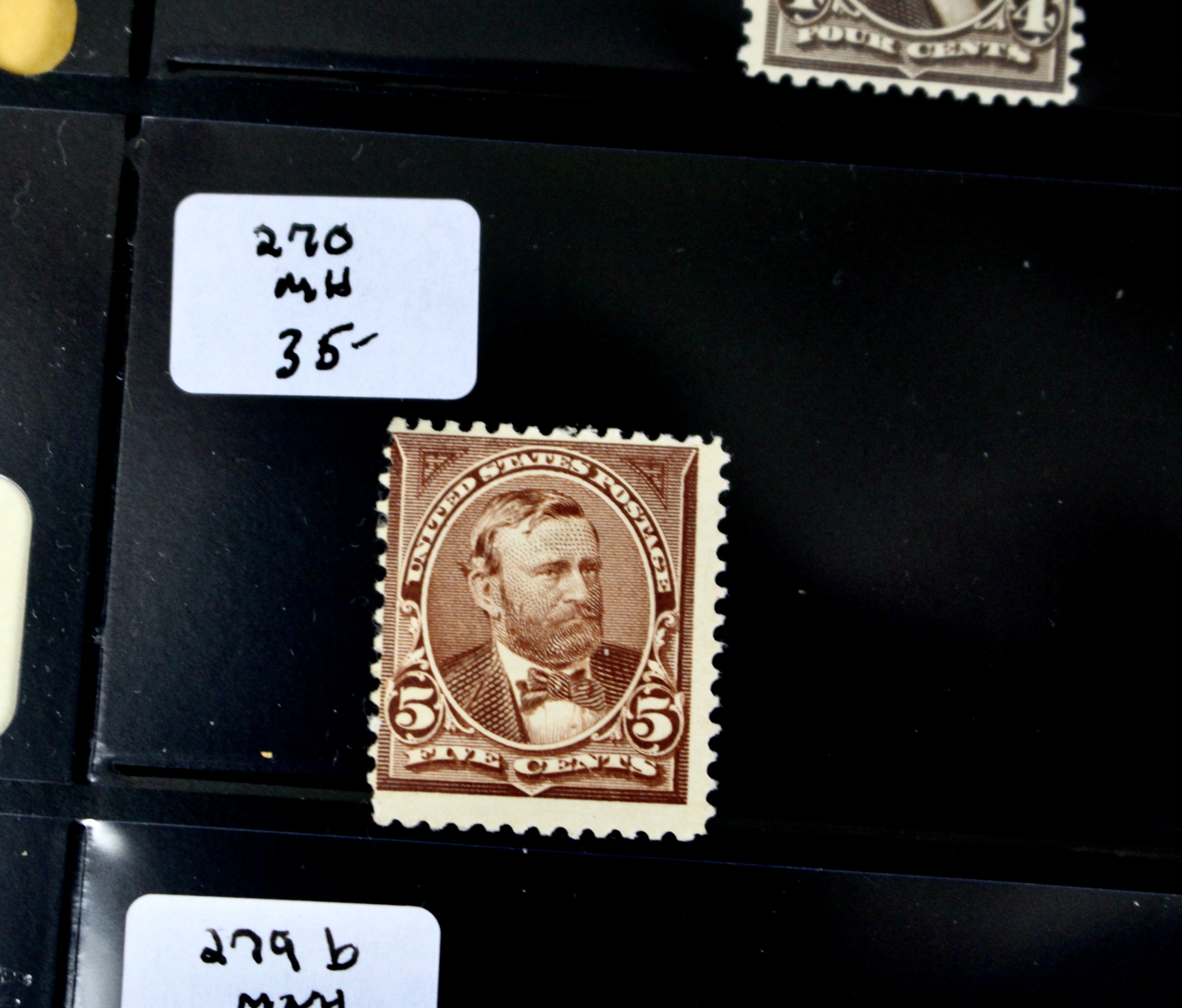 Eighteen Different Mint Condition U.S. Postage Stamps, Scott 264 to 339