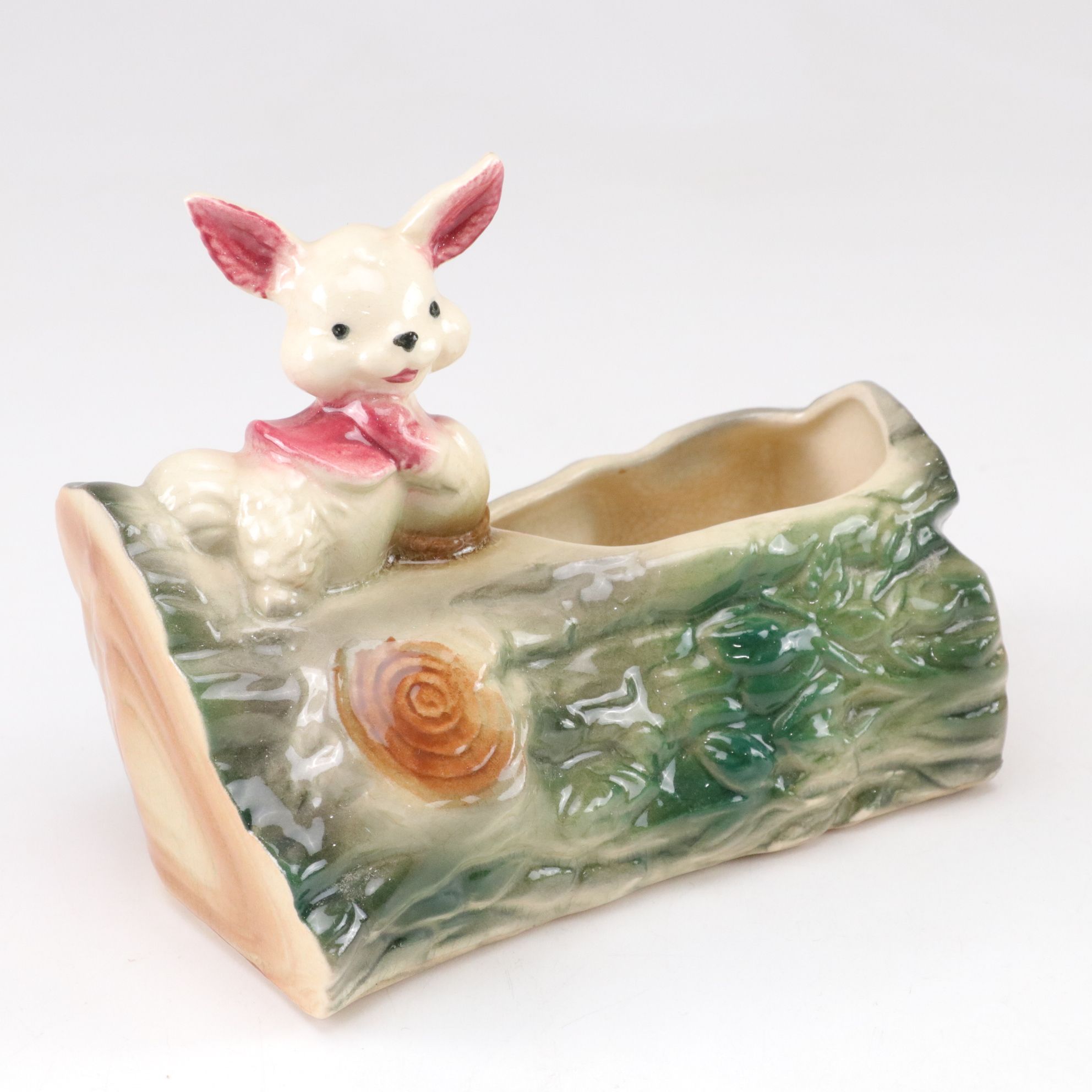 Shawnee & McCoy Pottery Porcelain Animal Planters, Mid-20th Century