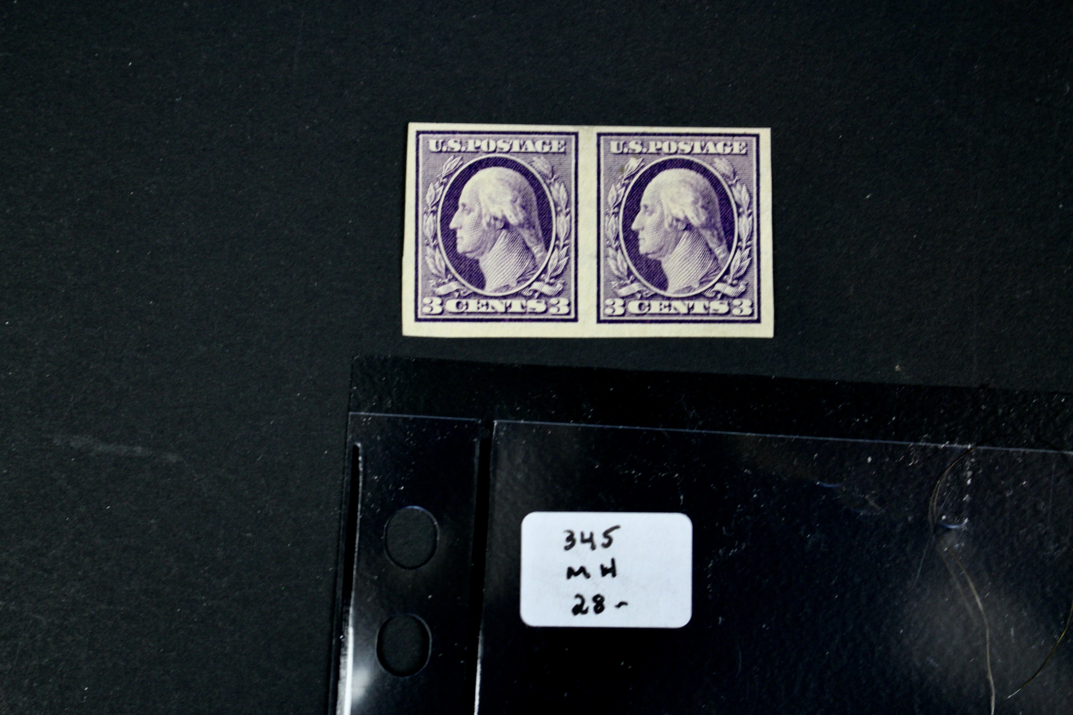 Fifteen Different Mint Condition U.S. Stamp Pairs, Scott 345 to 497