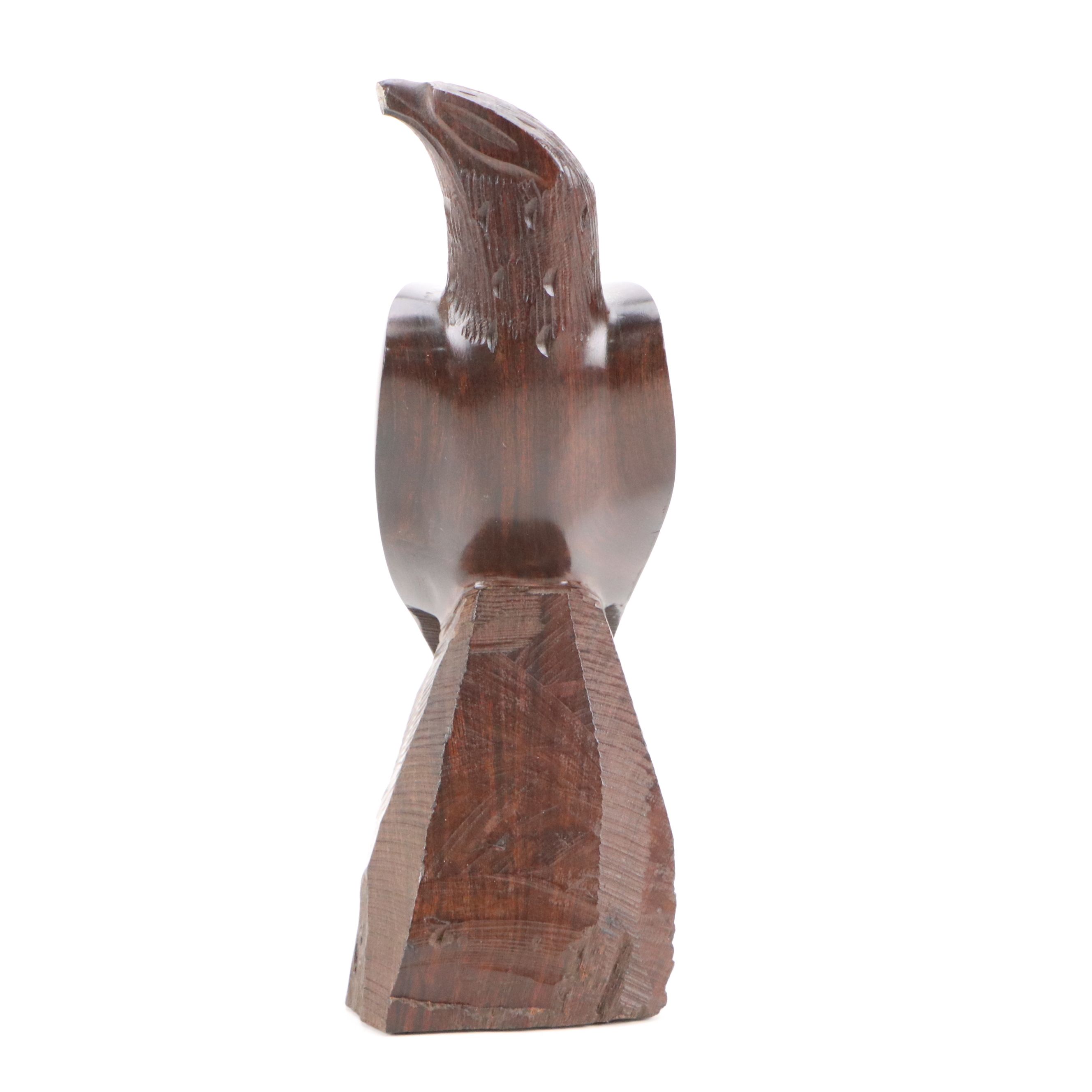 Carved Ironwood Desert Birds with Cactus Figurine