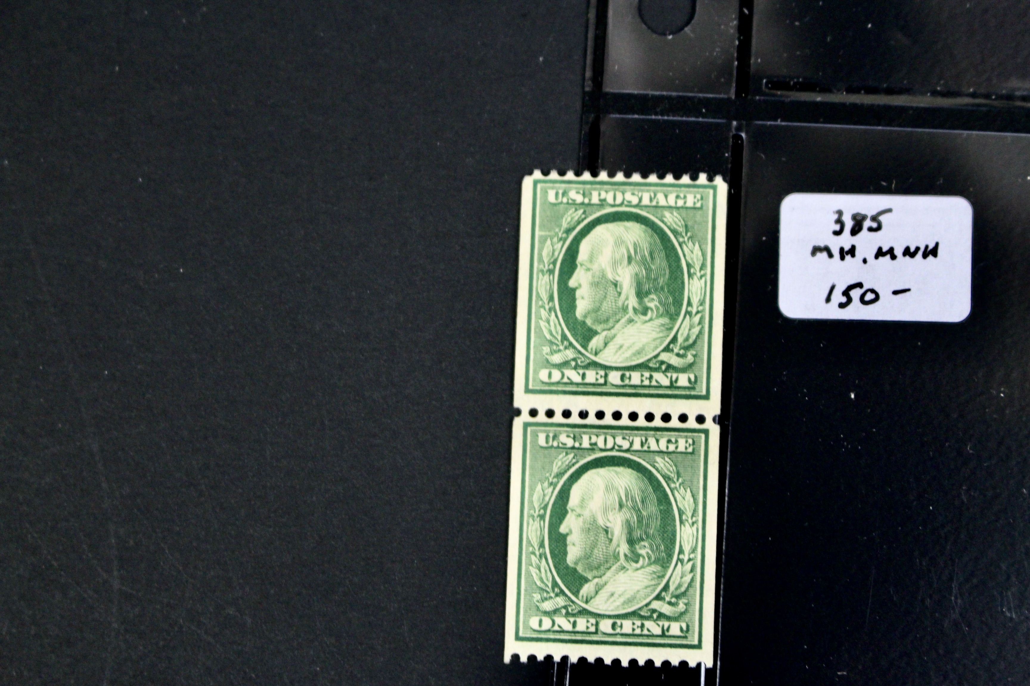 Fifteen Different Mint Condition U.S. Stamp Pairs, Scott 345 to 497