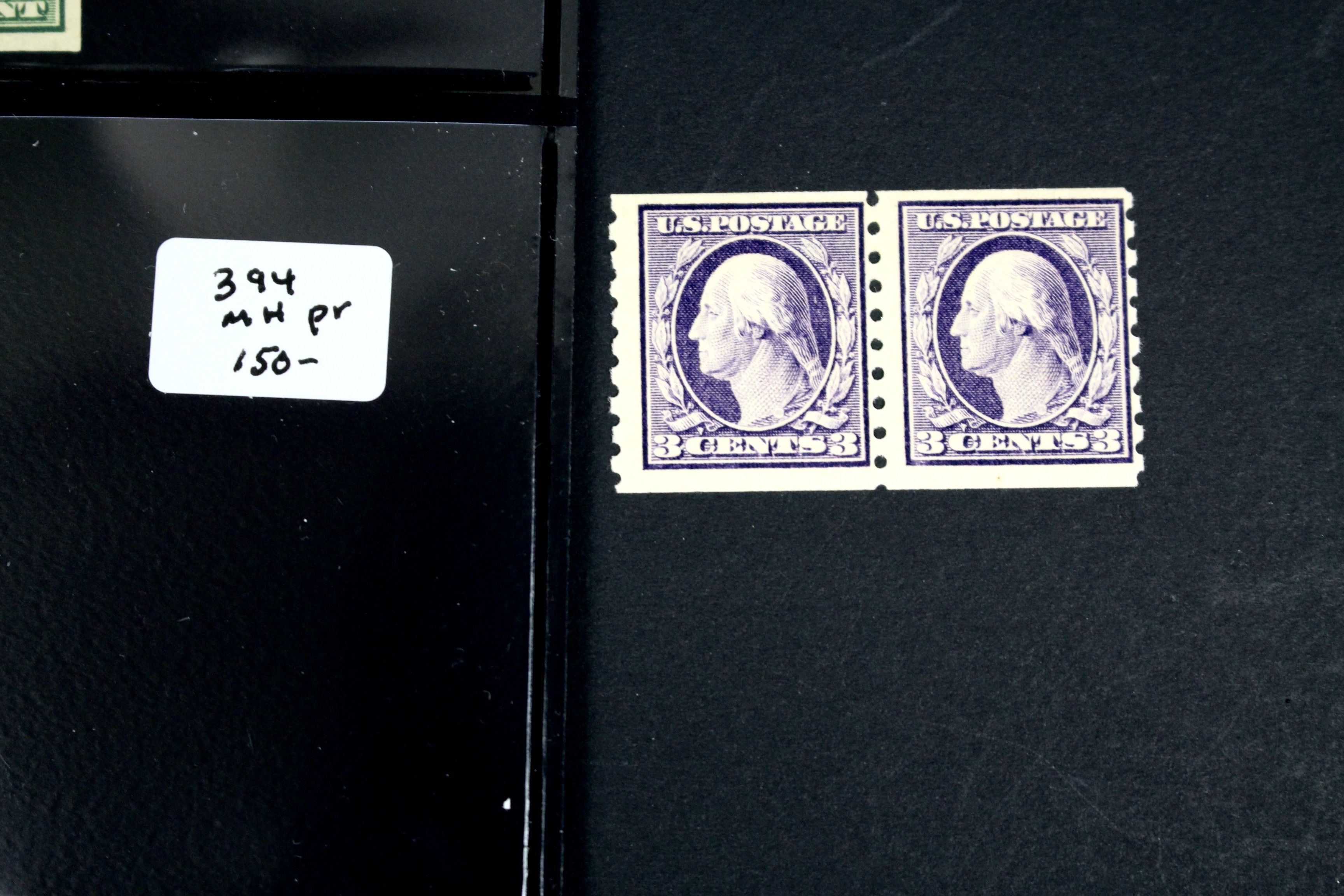 Fifteen Different Mint Condition U.S. Stamp Pairs, Scott 345 to 497