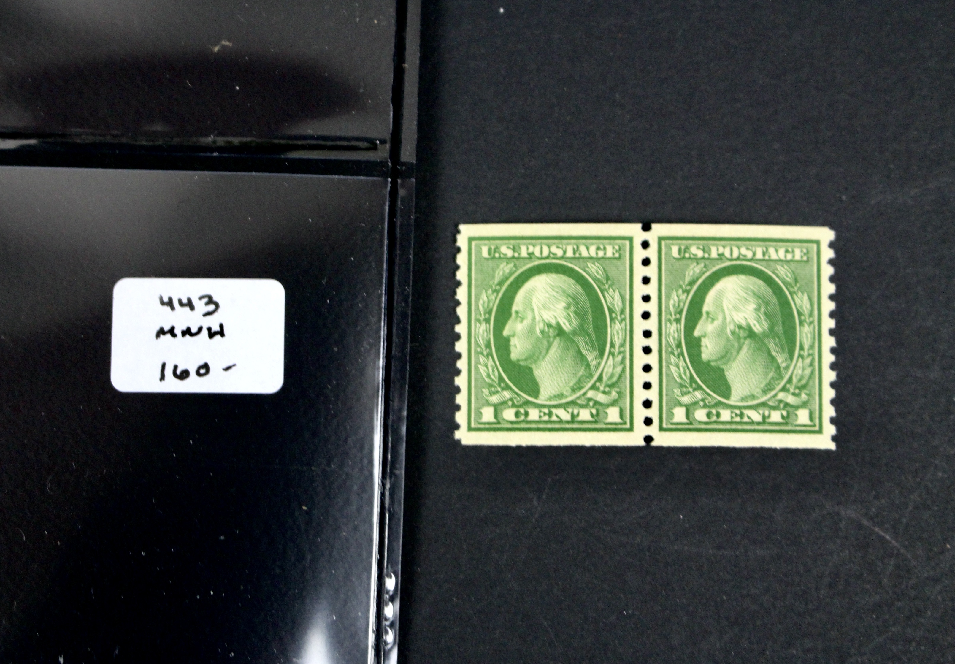 Fifteen Different Mint Condition U.S. Stamp Pairs, Scott 345 to 497