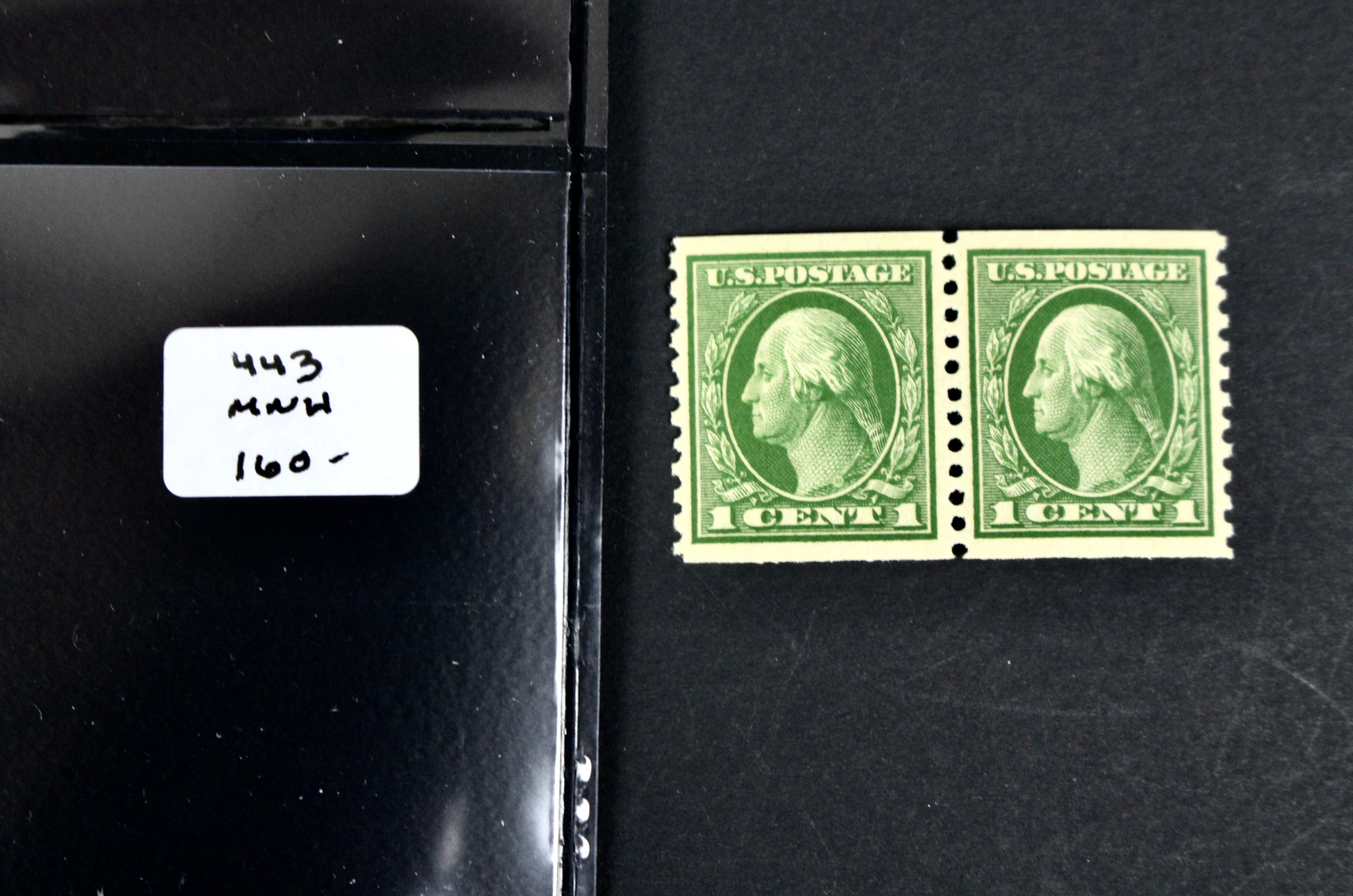 Fifteen Different Mint Condition U.S. Stamp Pairs, Scott 345 to 497