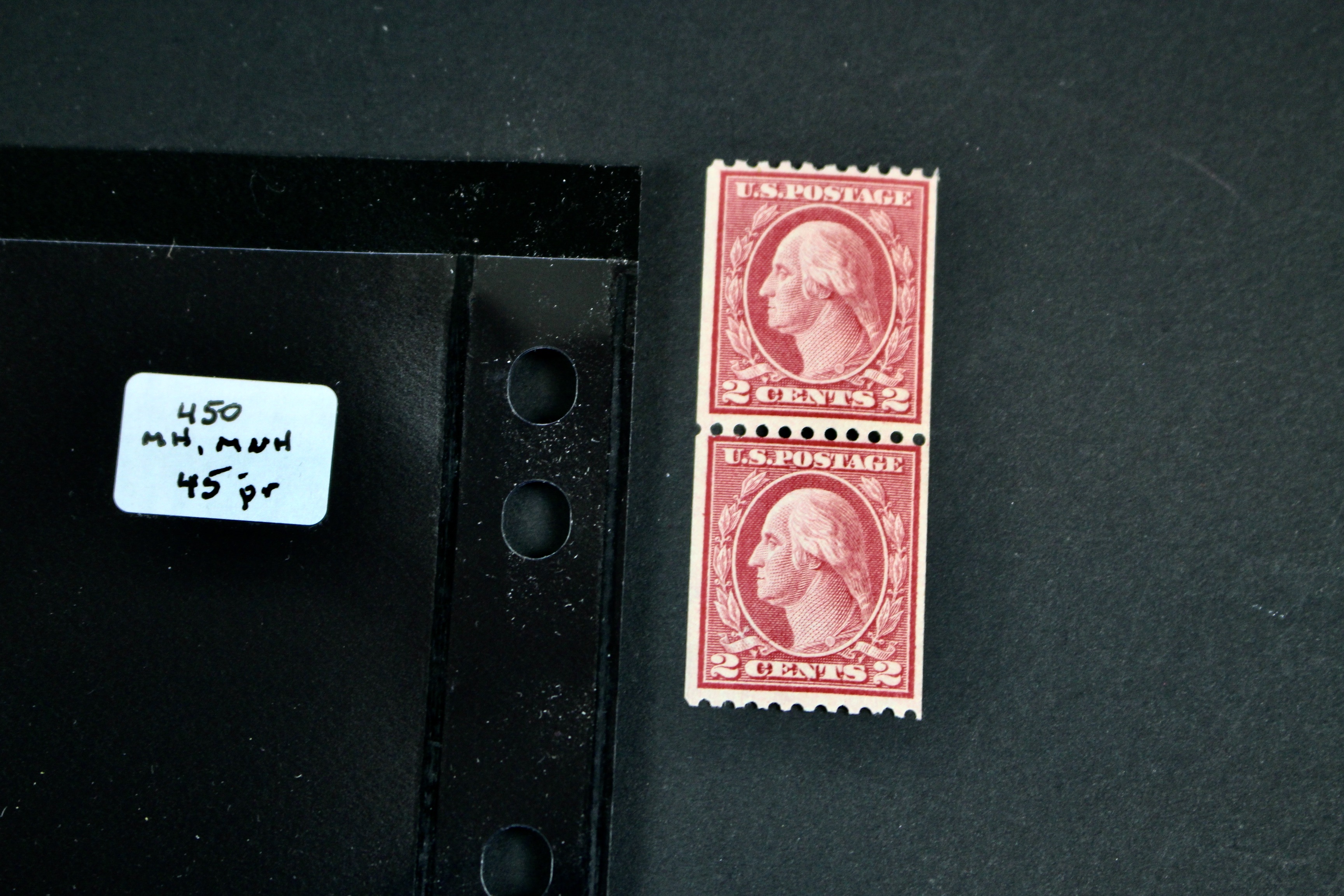 Fifteen Different Mint Condition U.S. Stamp Pairs, Scott 345 to 497