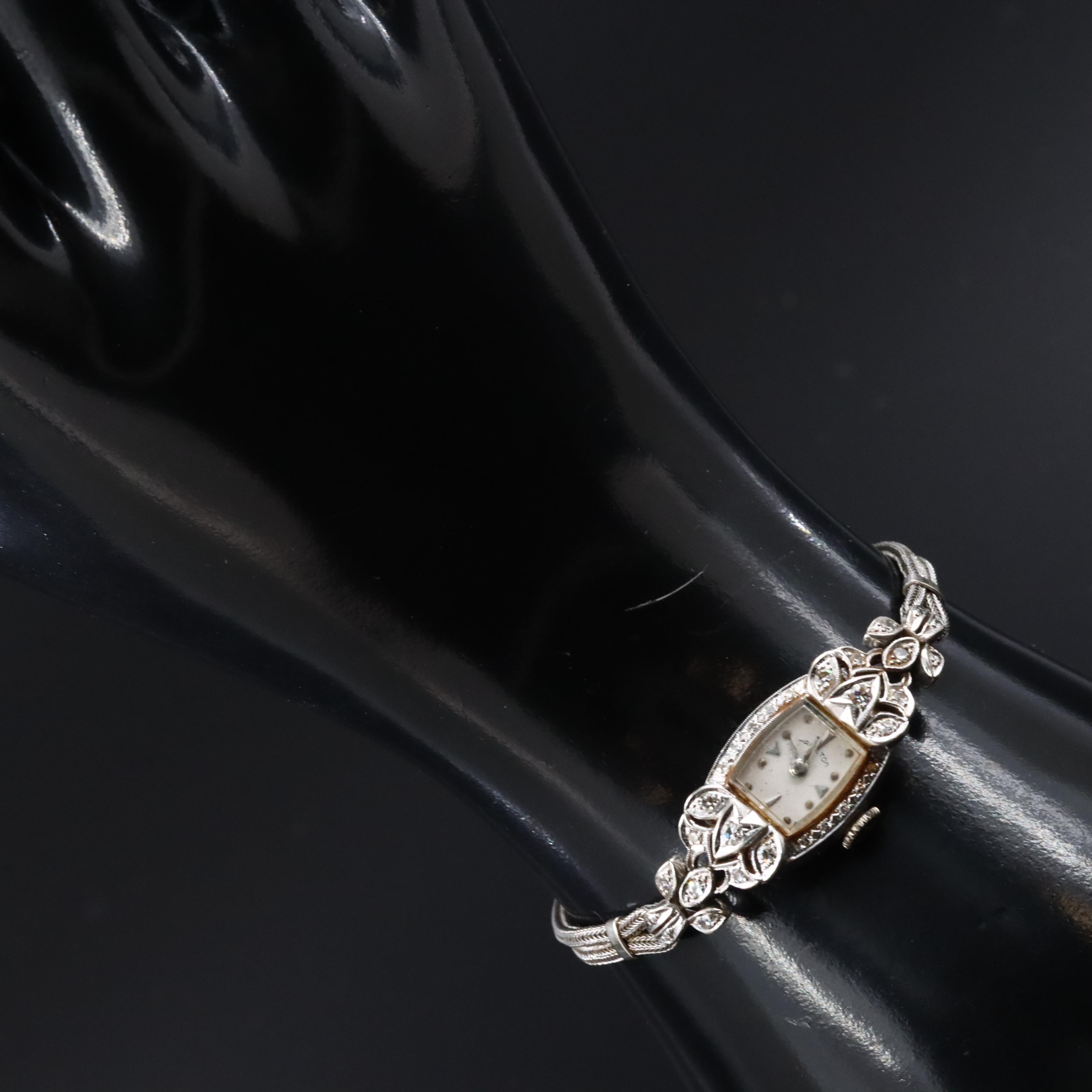 14K Hamilton Vintage Cocktail Watch