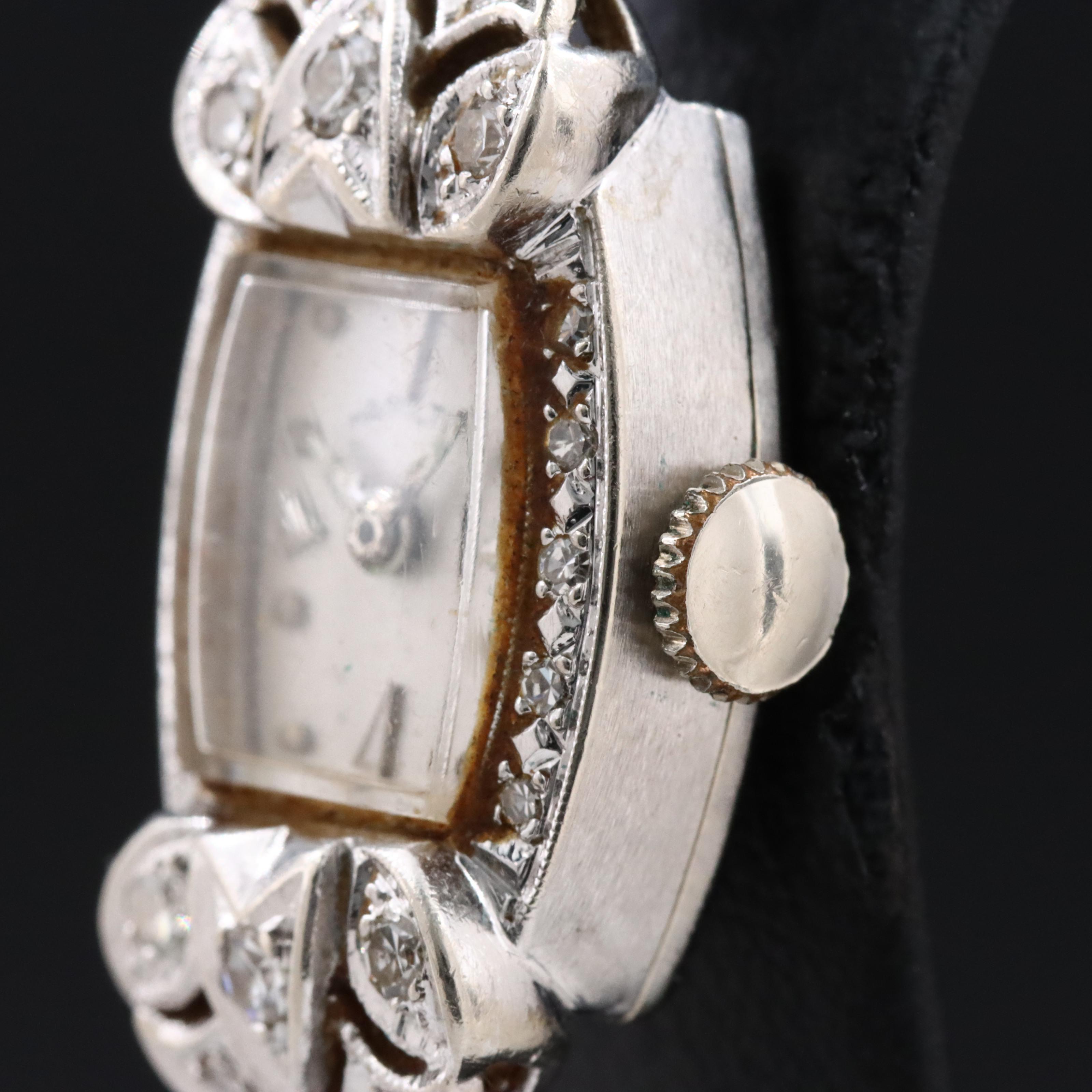 14K Hamilton Vintage Cocktail Watch