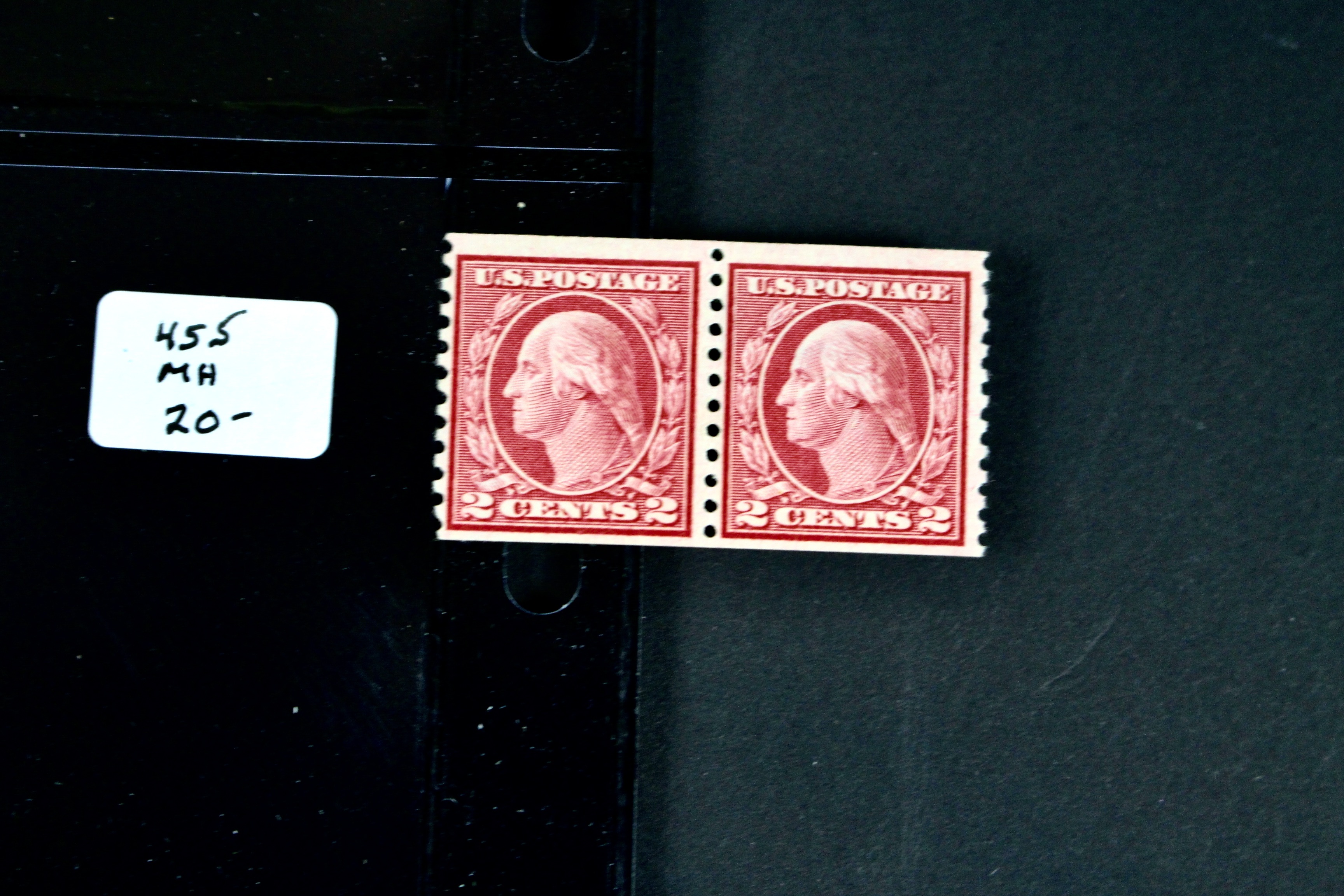 Fifteen Different Mint Condition U.S. Stamp Pairs, Scott 345 to 497