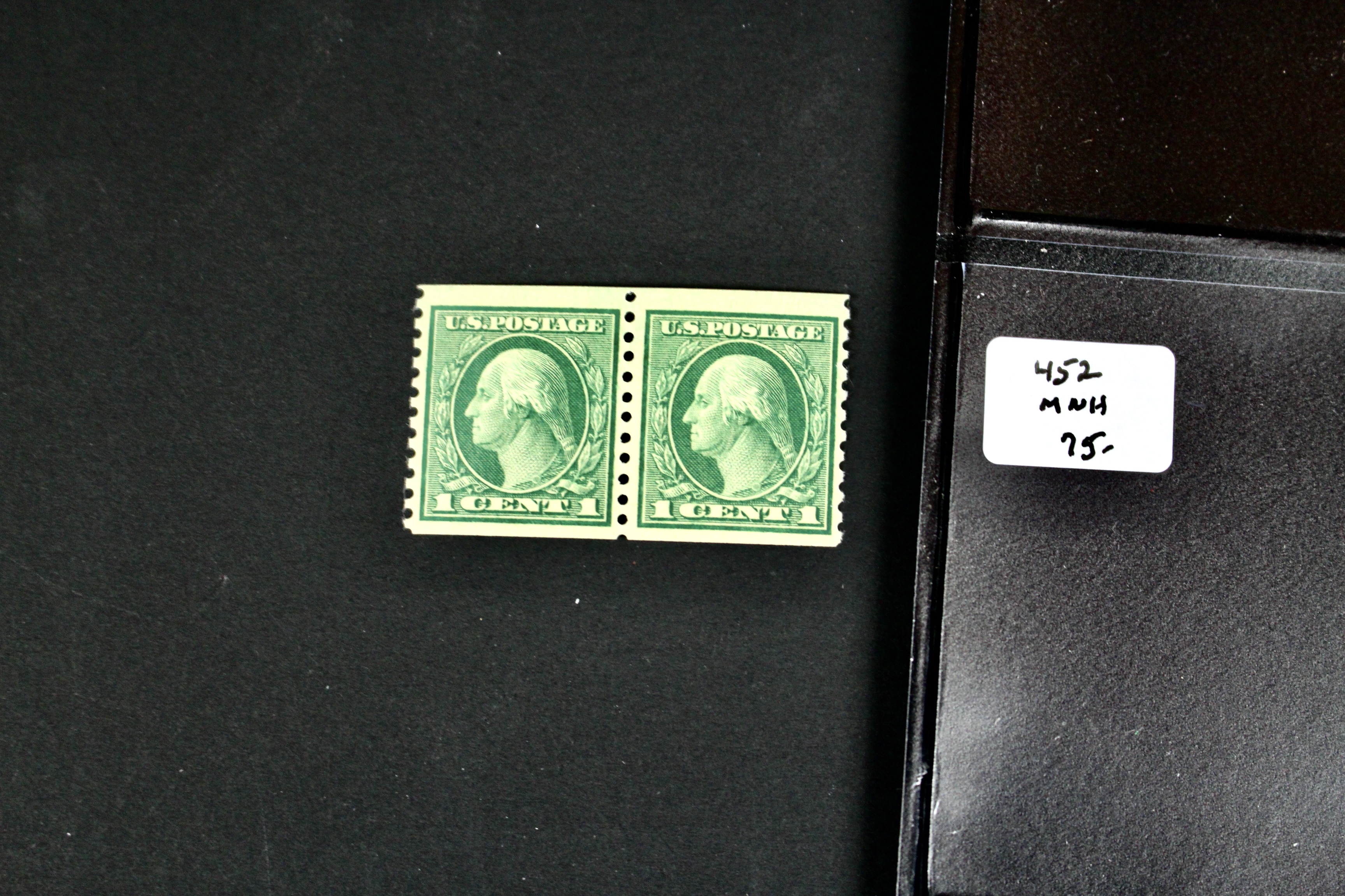 Fifteen Different Mint Condition U.S. Stamp Pairs, Scott 345 to 497