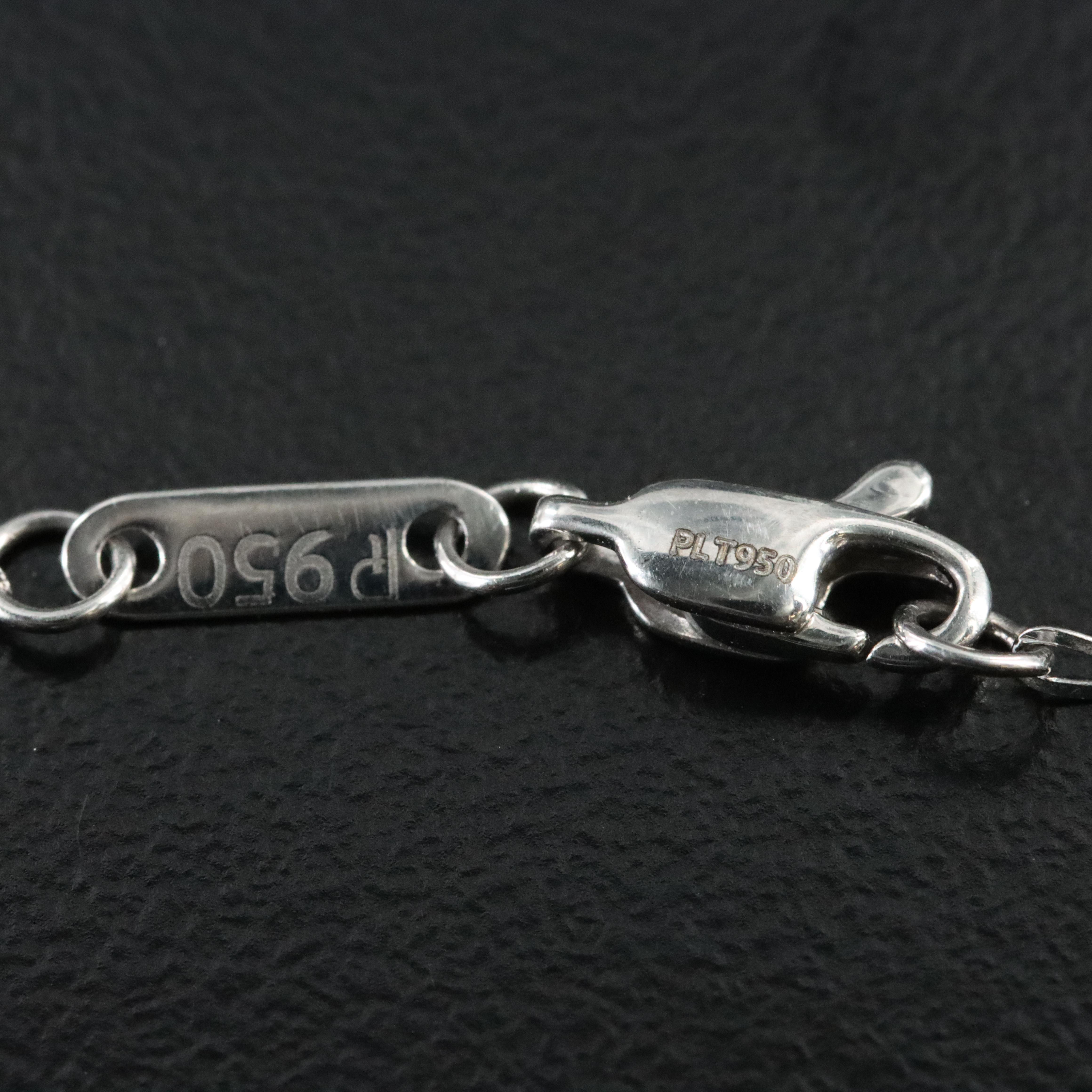 Platinum 6.75 CTW Lab Grown Diamond Necklace