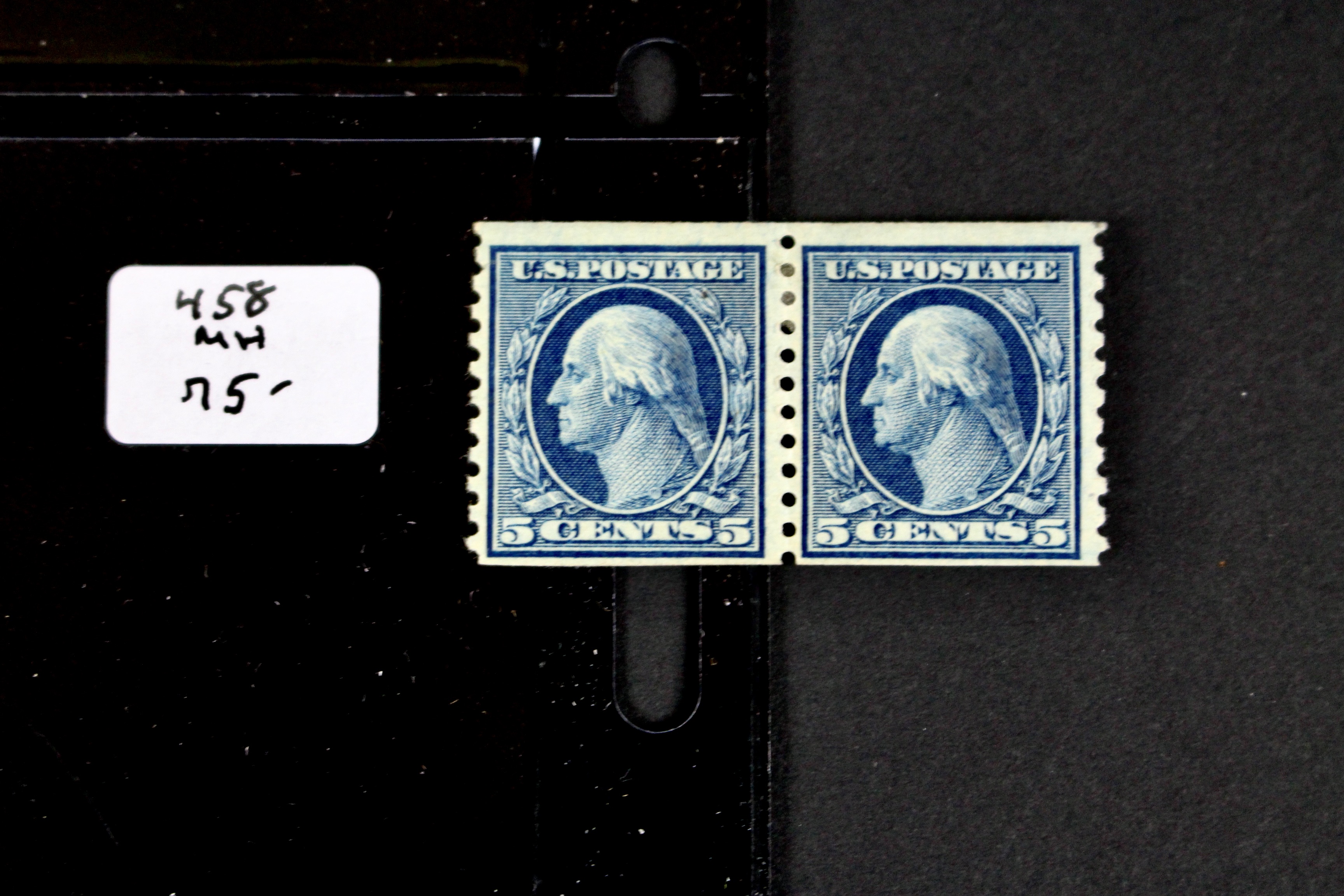 Fifteen Different Mint Condition U.S. Stamp Pairs, Scott 345 to 497