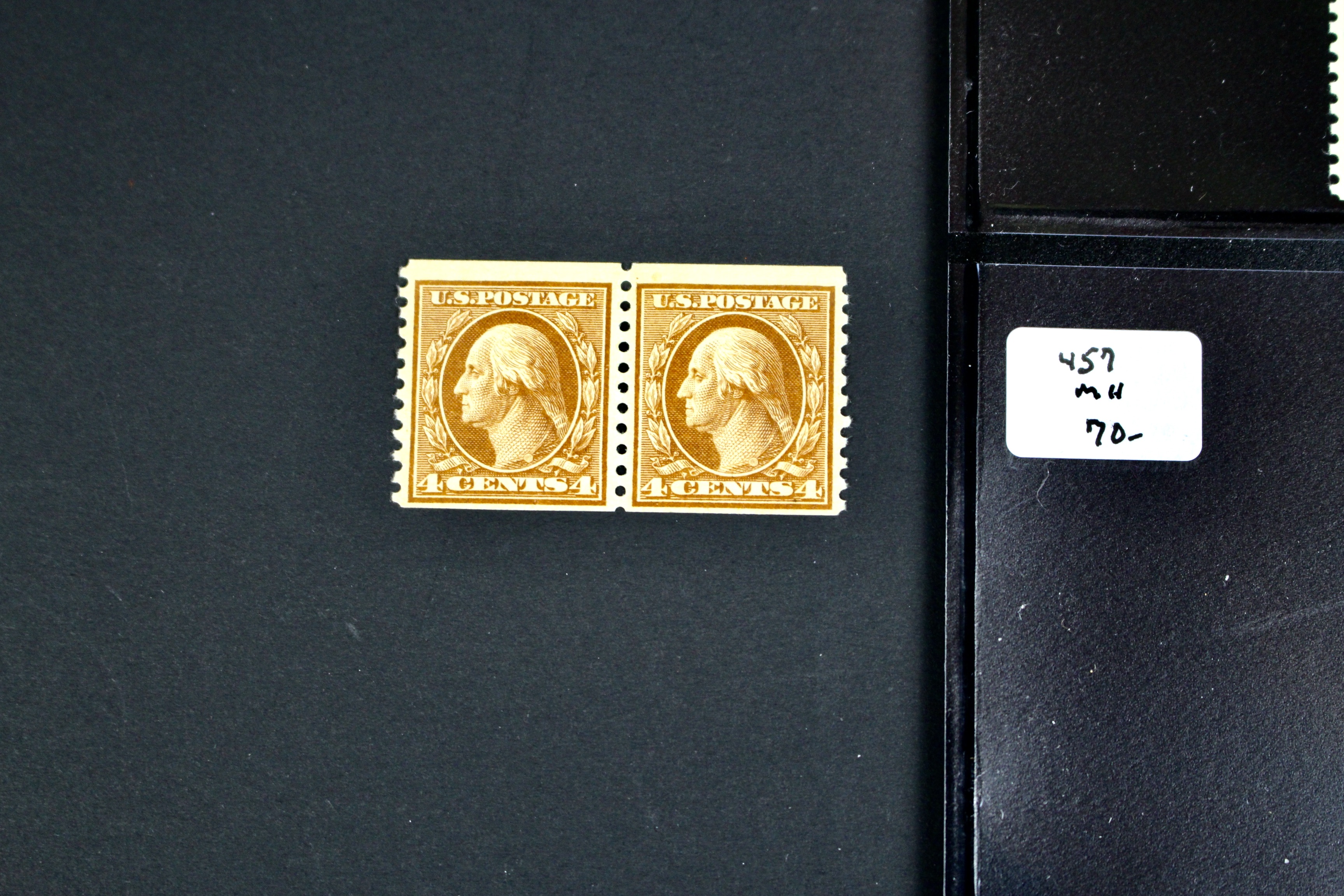 Fifteen Different Mint Condition U.S. Stamp Pairs, Scott 345 to 497