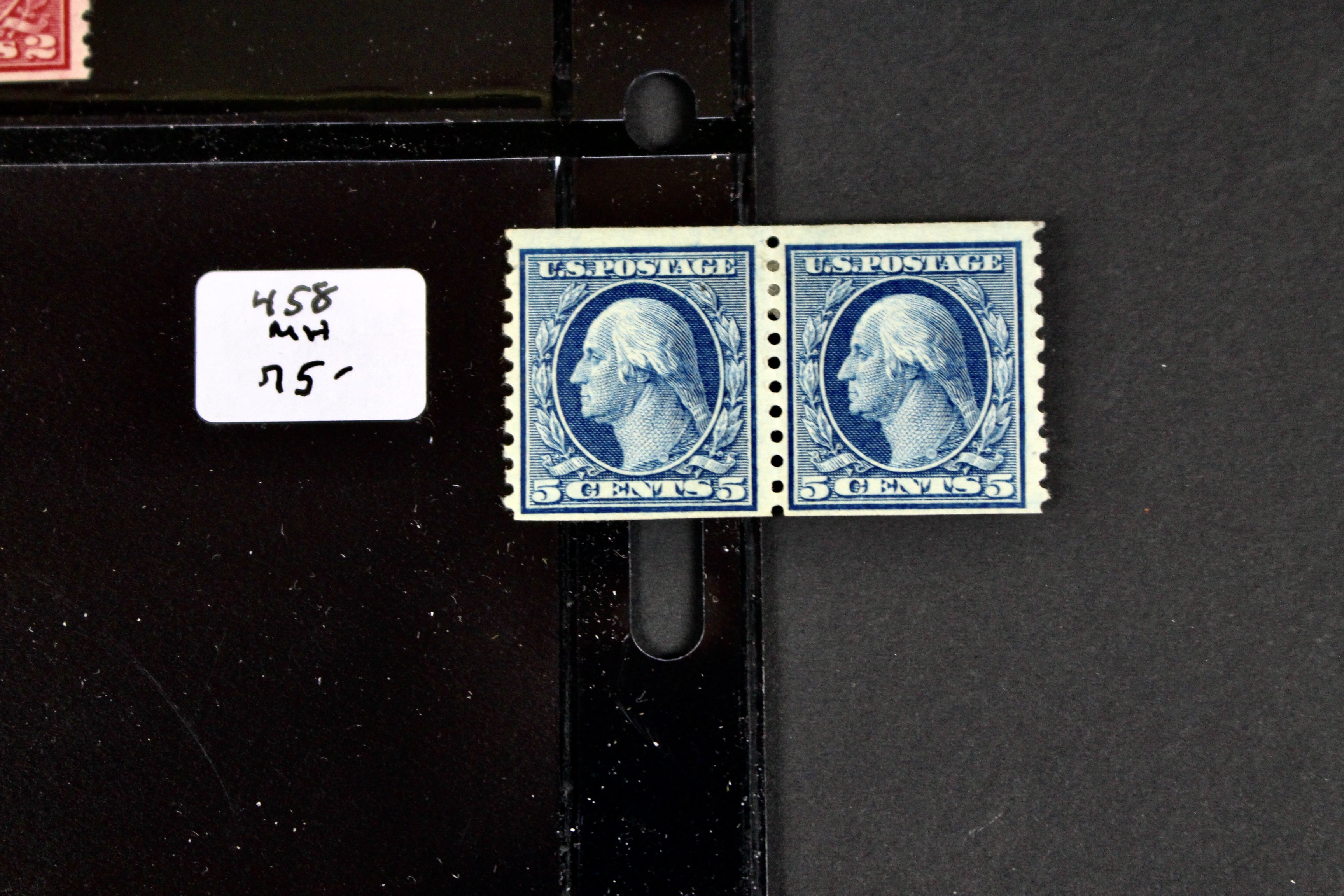 Fifteen Different Mint Condition U.S. Stamp Pairs, Scott 345 to 497