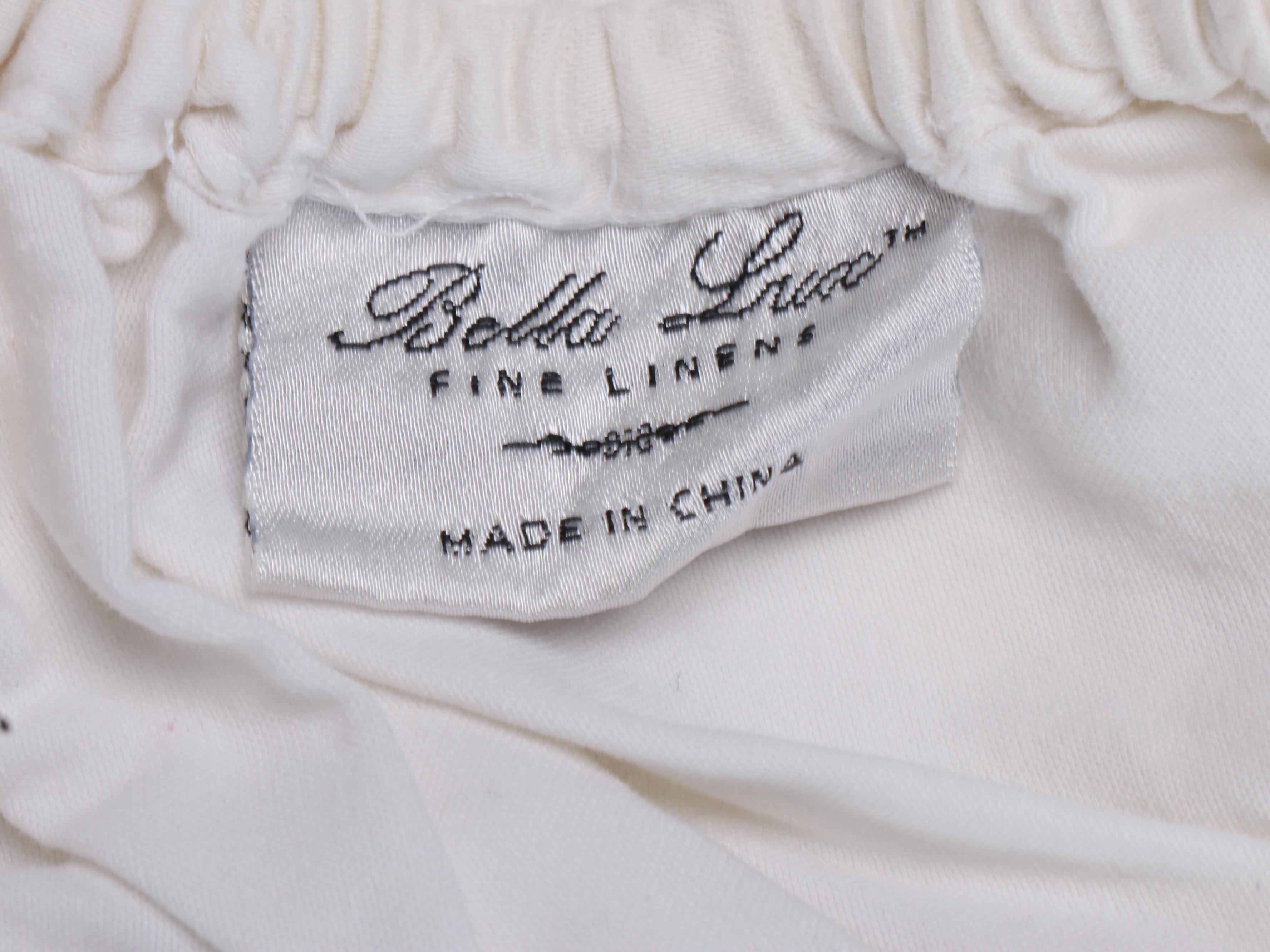 Floral Embroidered with Other White Table Linens