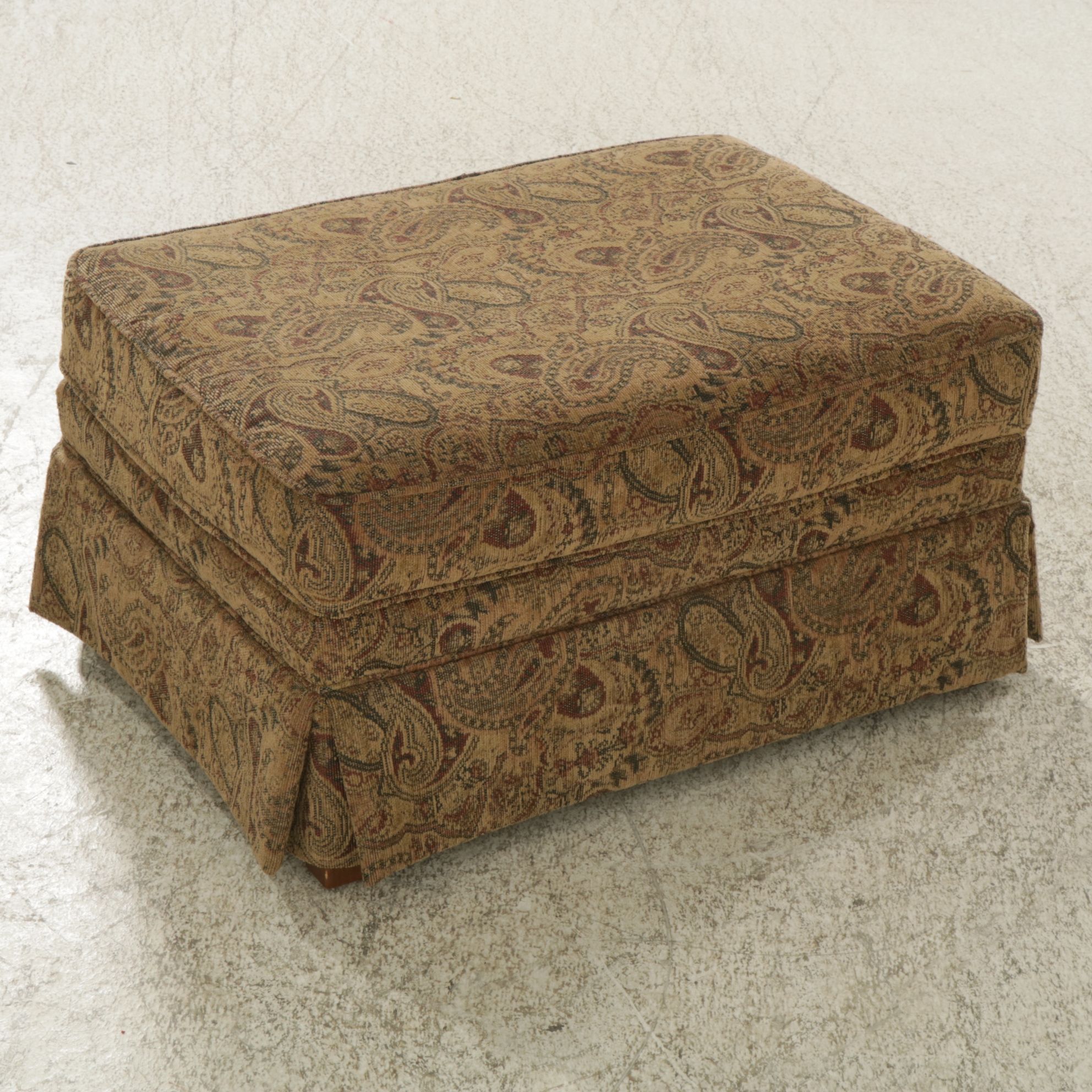 Upholstered Ottoman, Late 20th to 21st Century