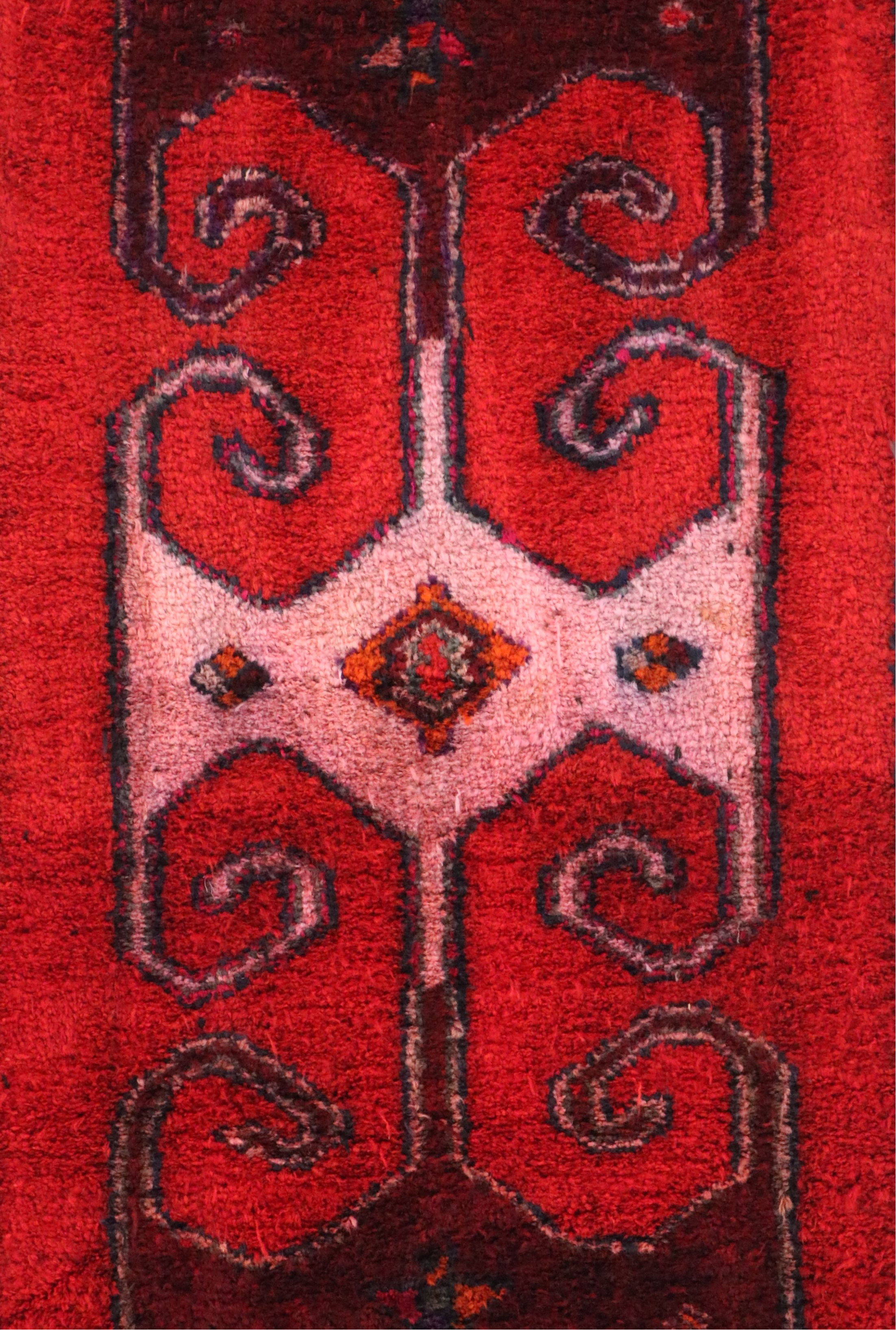 3'5 x 12'6 Hand-Knotted Moroccan Berber Long Rug