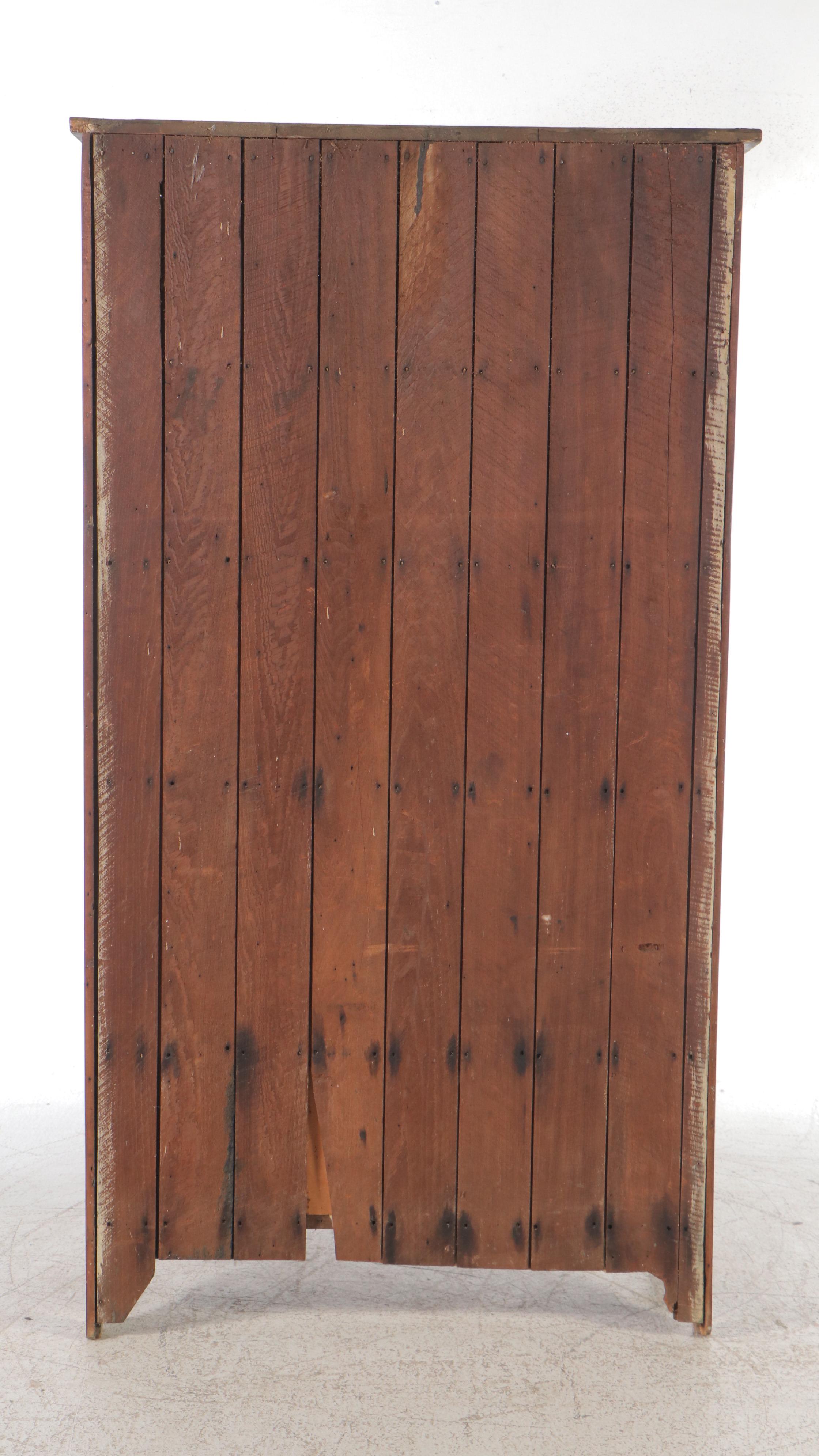 Shaker Style Poplar and Punched Tin Pie Safe