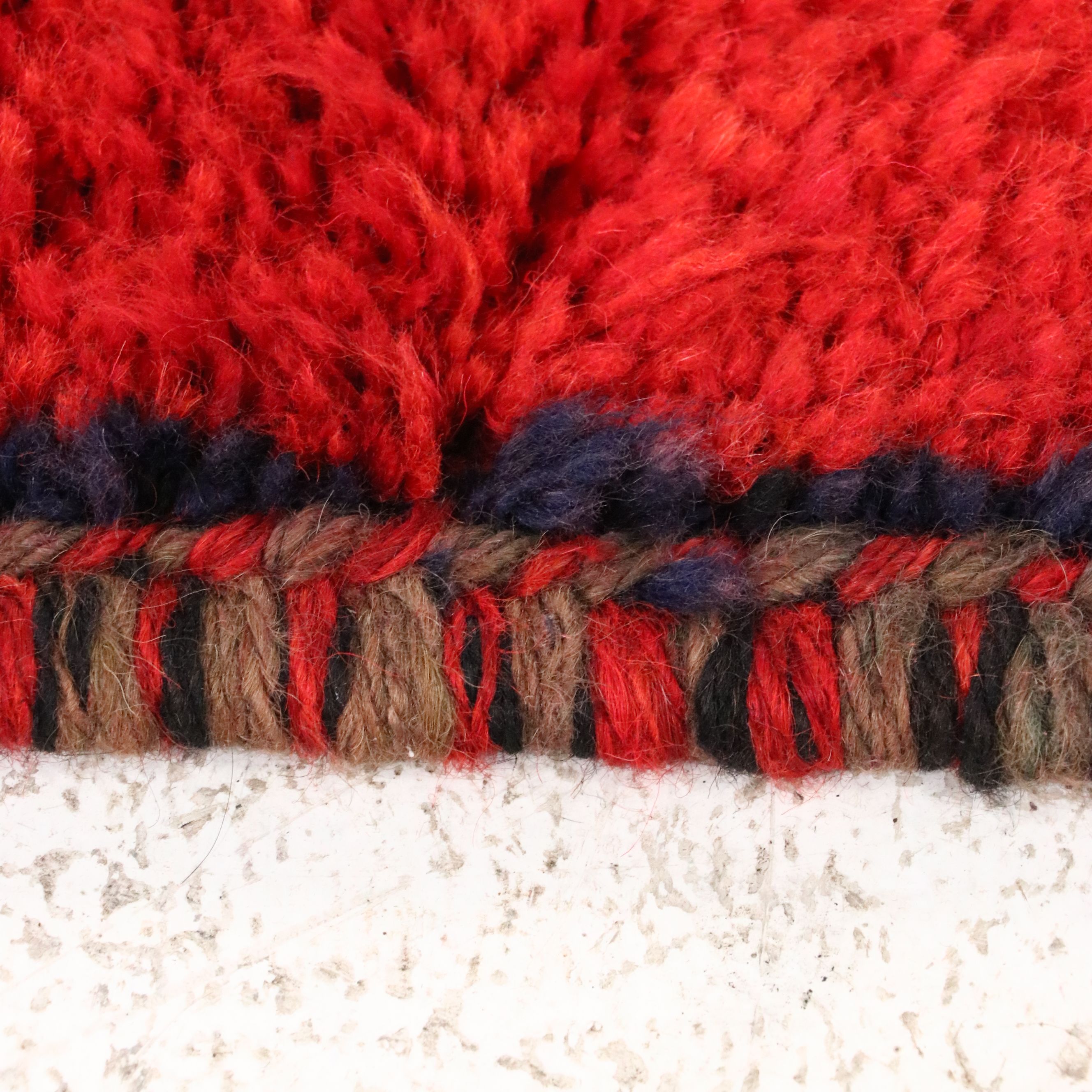 3'5 x 12'6 Hand-Knotted Moroccan Berber Long Rug