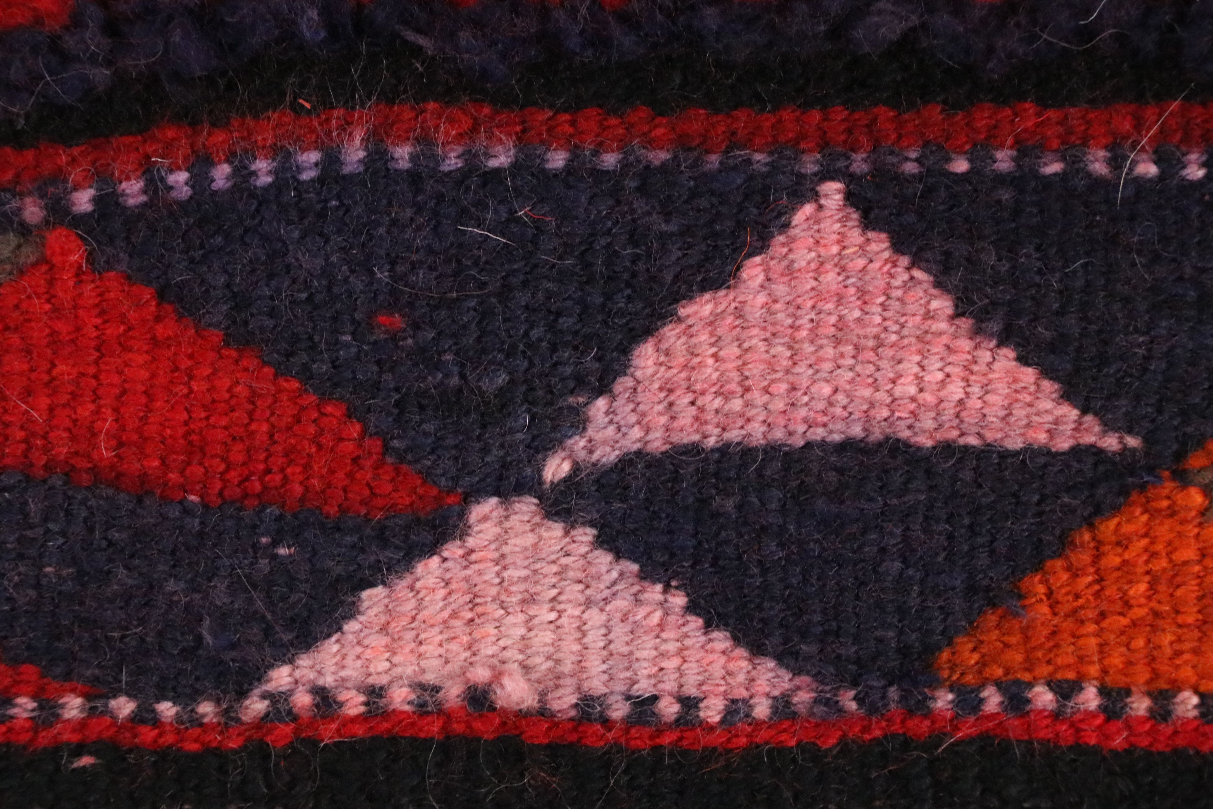 3'5 x 12'6 Hand-Knotted Moroccan Berber Long Rug