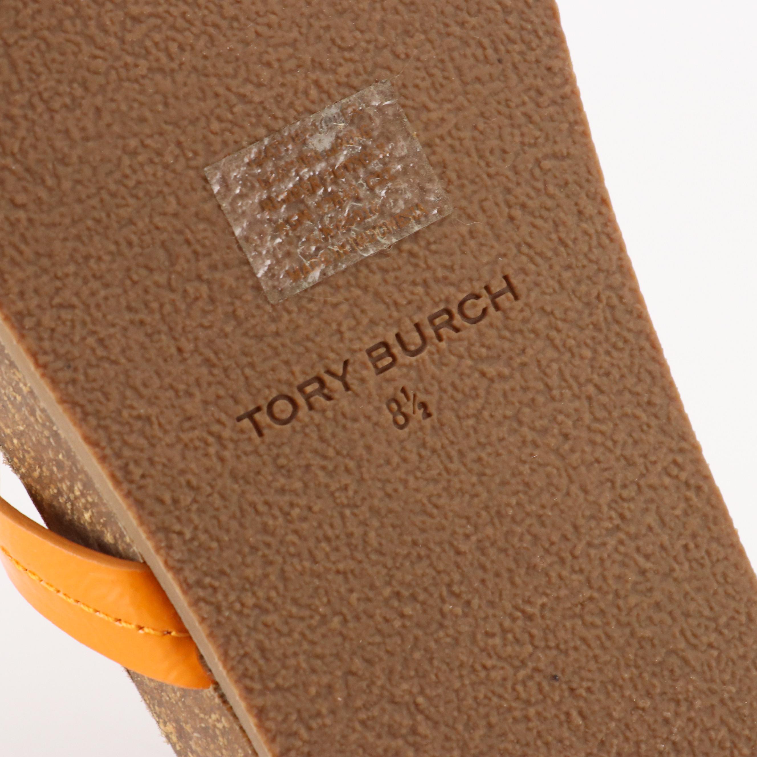 Tory Burch Jelly Thong-Strap Flip Flops and Cork-Sole Sandals