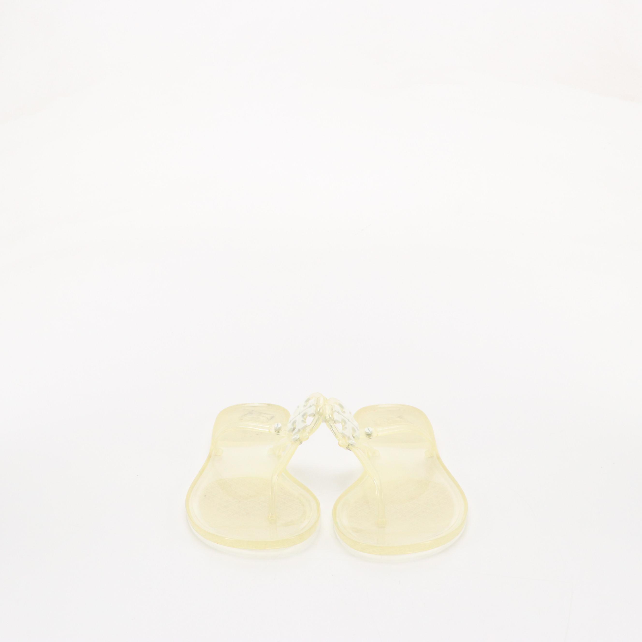 Tory Burch Jelly Thong-Strap Flip Flops and Cork-Sole Sandals