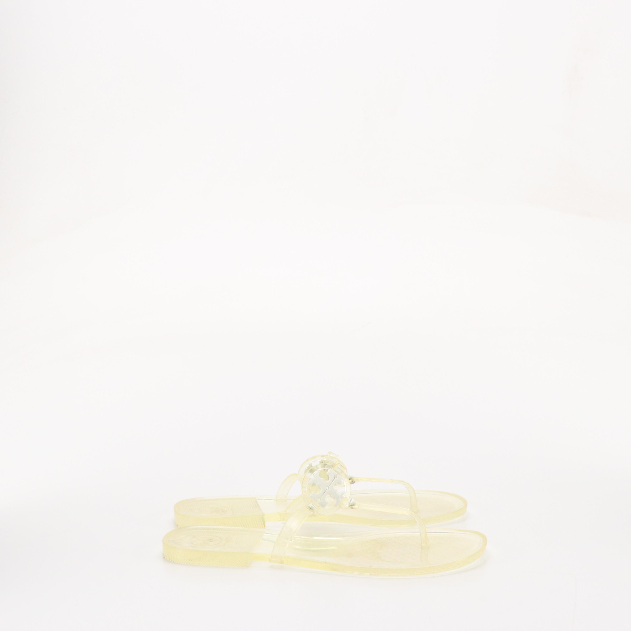 Tory Burch Jelly Thong-Strap Flip Flops and Cork-Sole Sandals