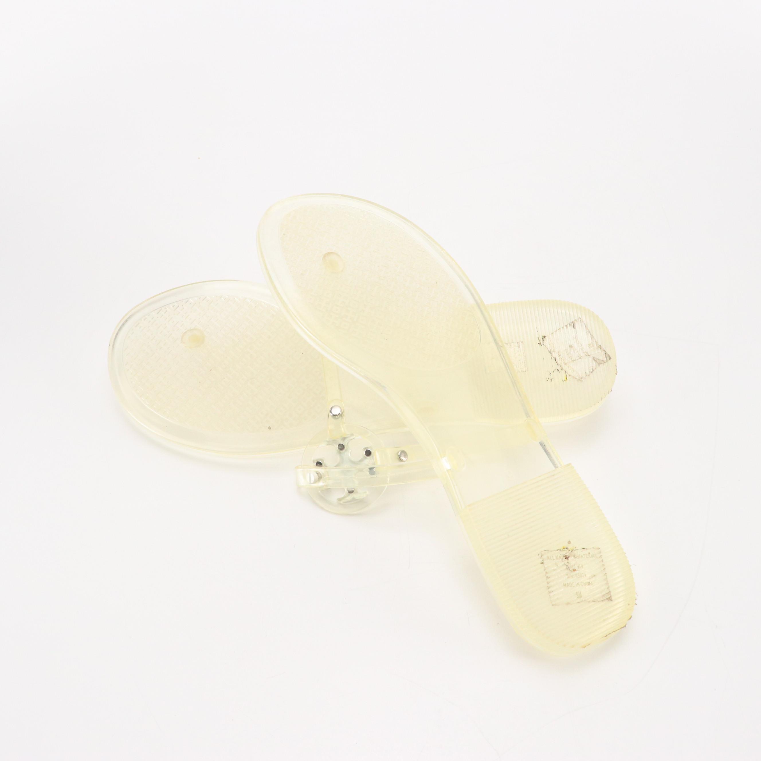 Tory Burch Jelly Thong-Strap Flip Flops and Cork-Sole Sandals
