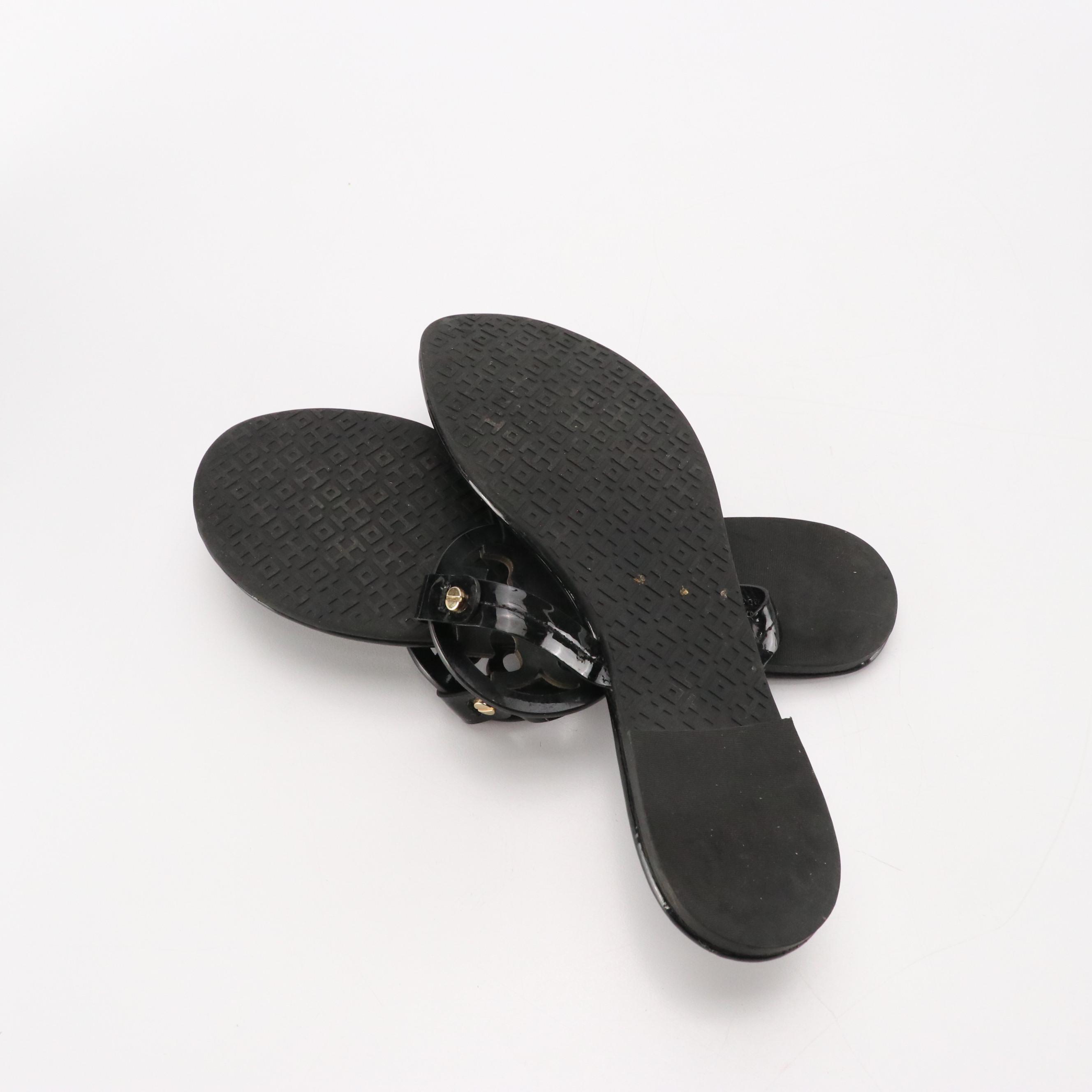 Tory Burch Jelly Thong-Strap Flip Flops and Cork-Sole Sandals