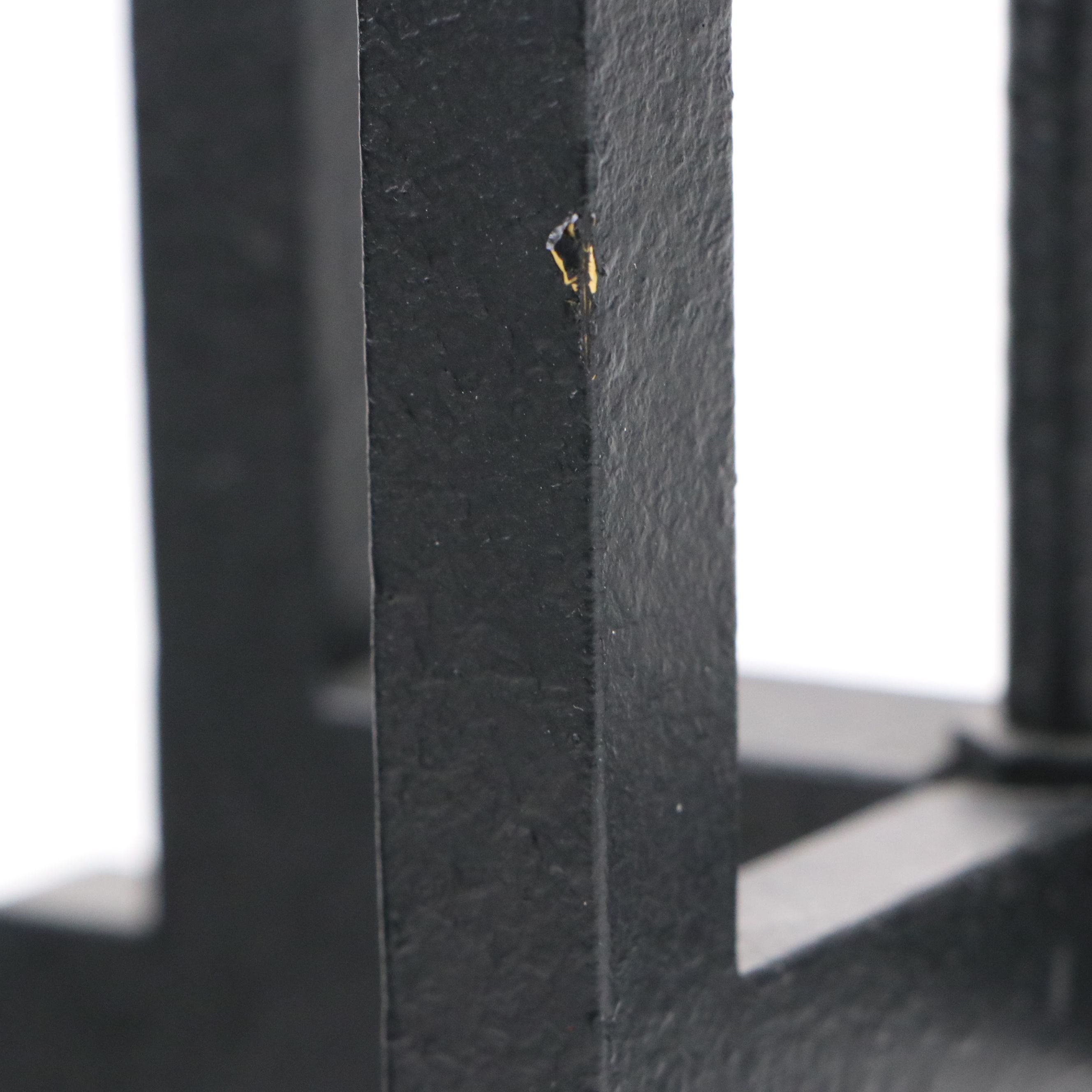 Stiffel Brutalist Skyscraper Style Painted Brass Table Lamp, Mid-20th C