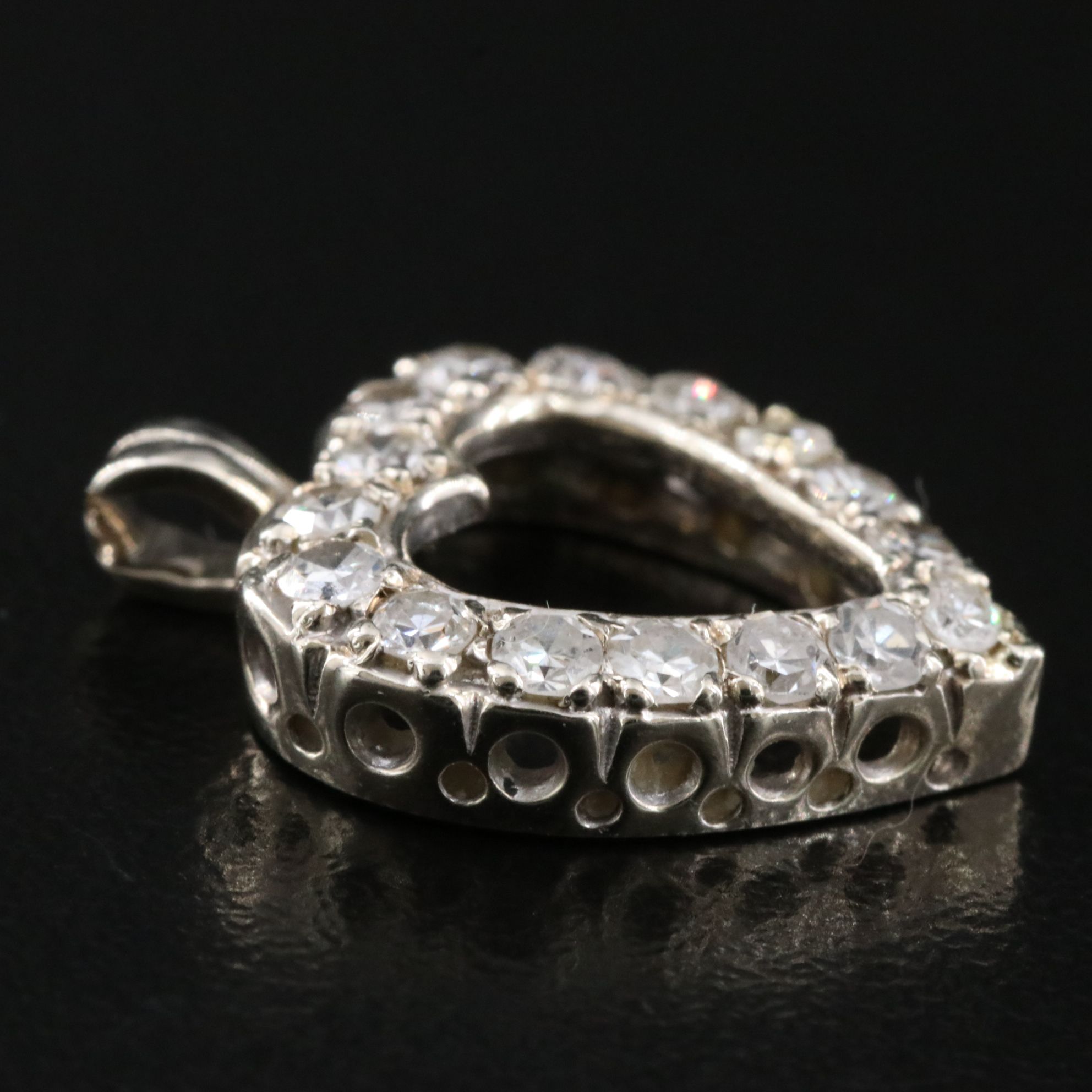 14K 0.48 CTW Diamond Heart Pendant