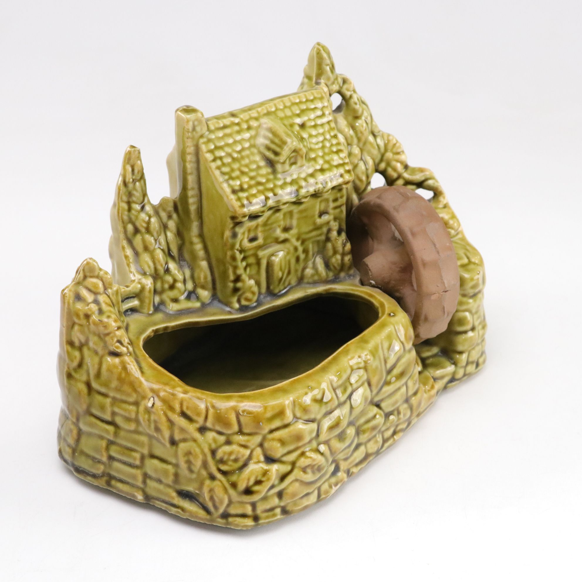 Shawnee Pottery "Old Grist Mill" and Other Ceramic Planters