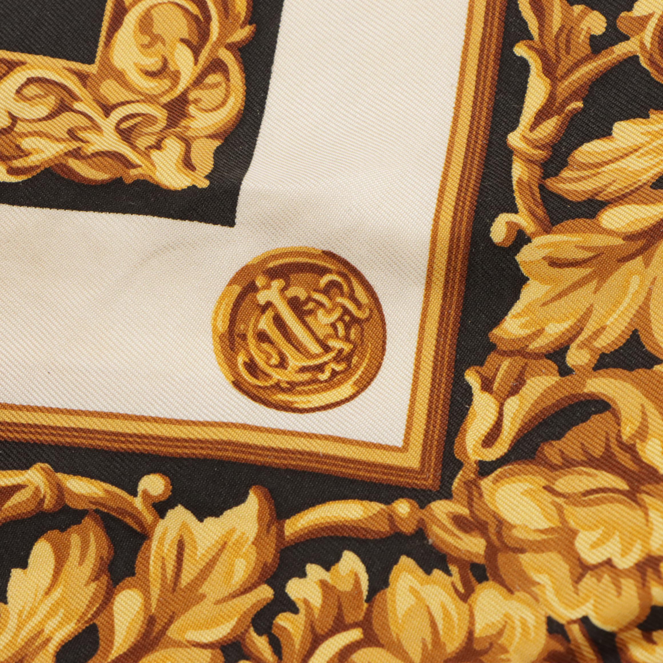 Christian Dior Baroque and Color Block Print Scarves in Silk Twill