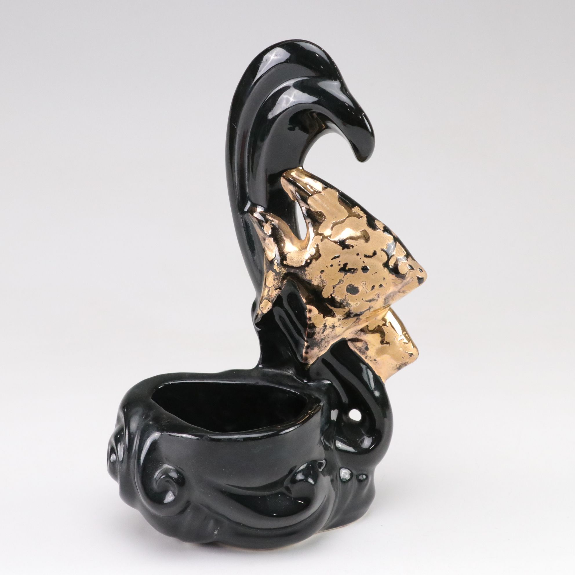 McCoy Pottery Hand Planter & Other Ceramic Vases, Mid-20th Century