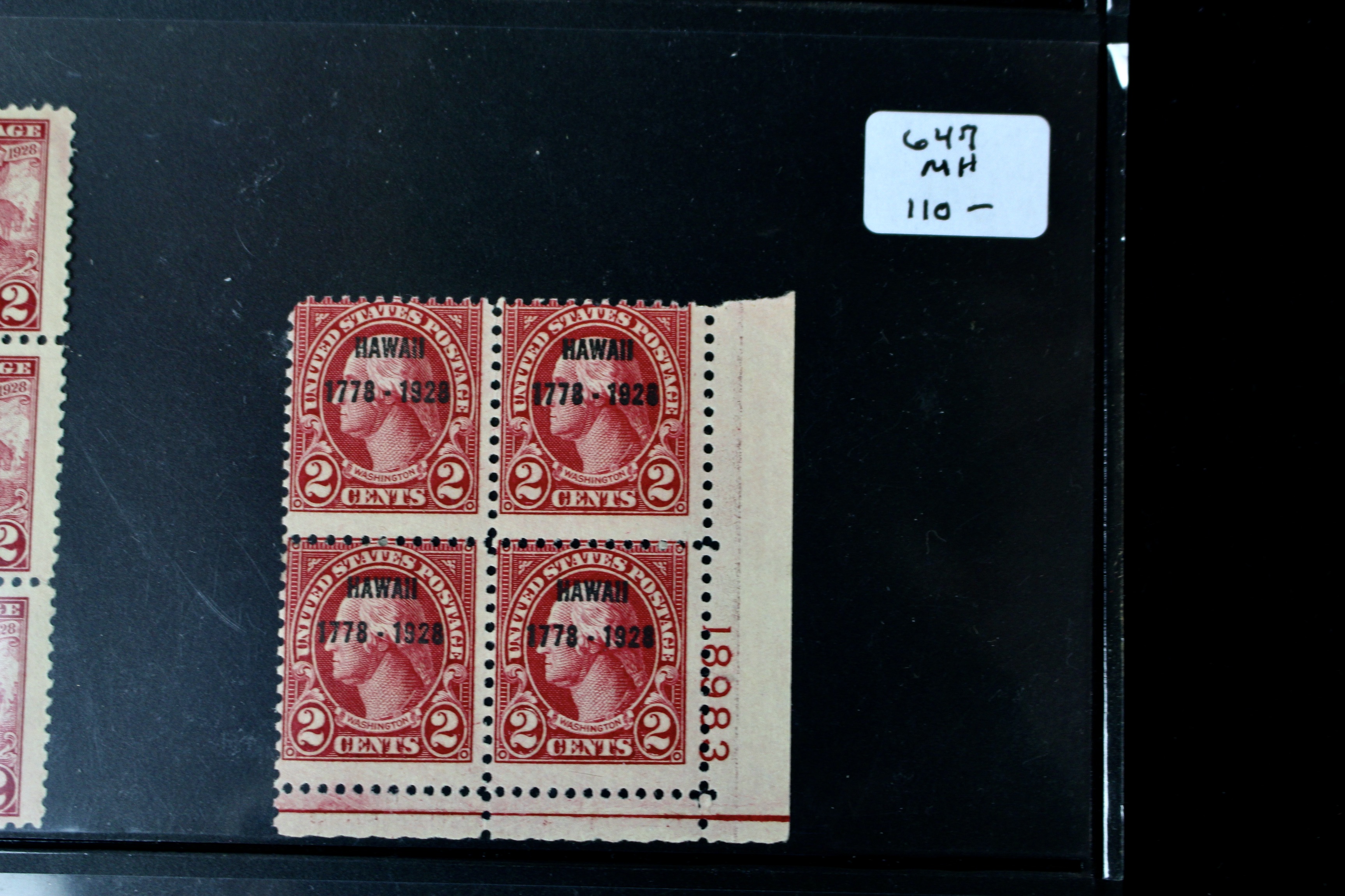 Ten Earlier U.S. Postage Stamp Plate Blocks
