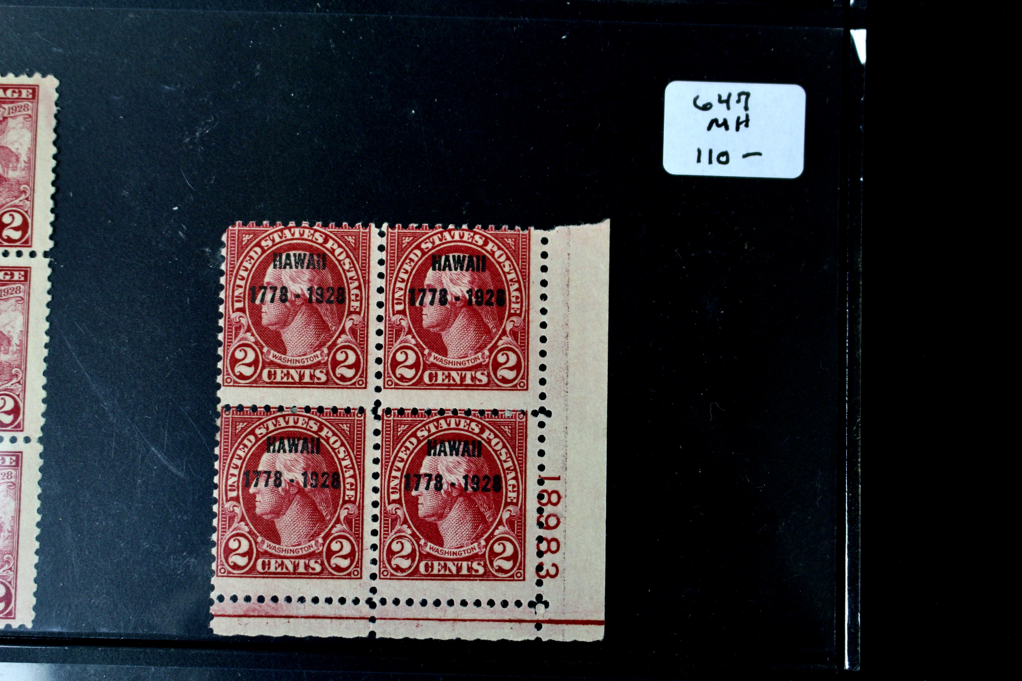 Ten Earlier U.S. Postage Stamp Plate Blocks
